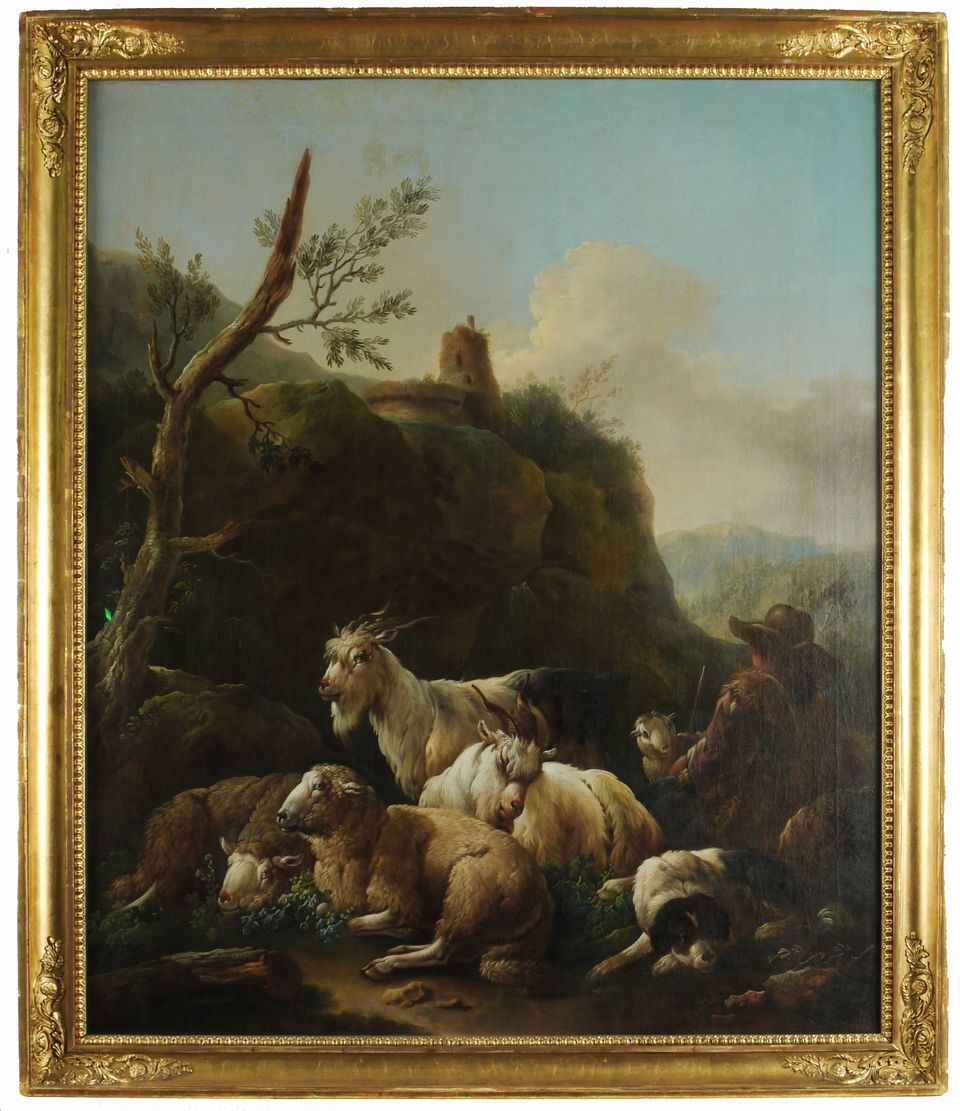 Hirte mit Schafen und Ziegen (Historisches Museum der Pfalz, Speyer CC BY)