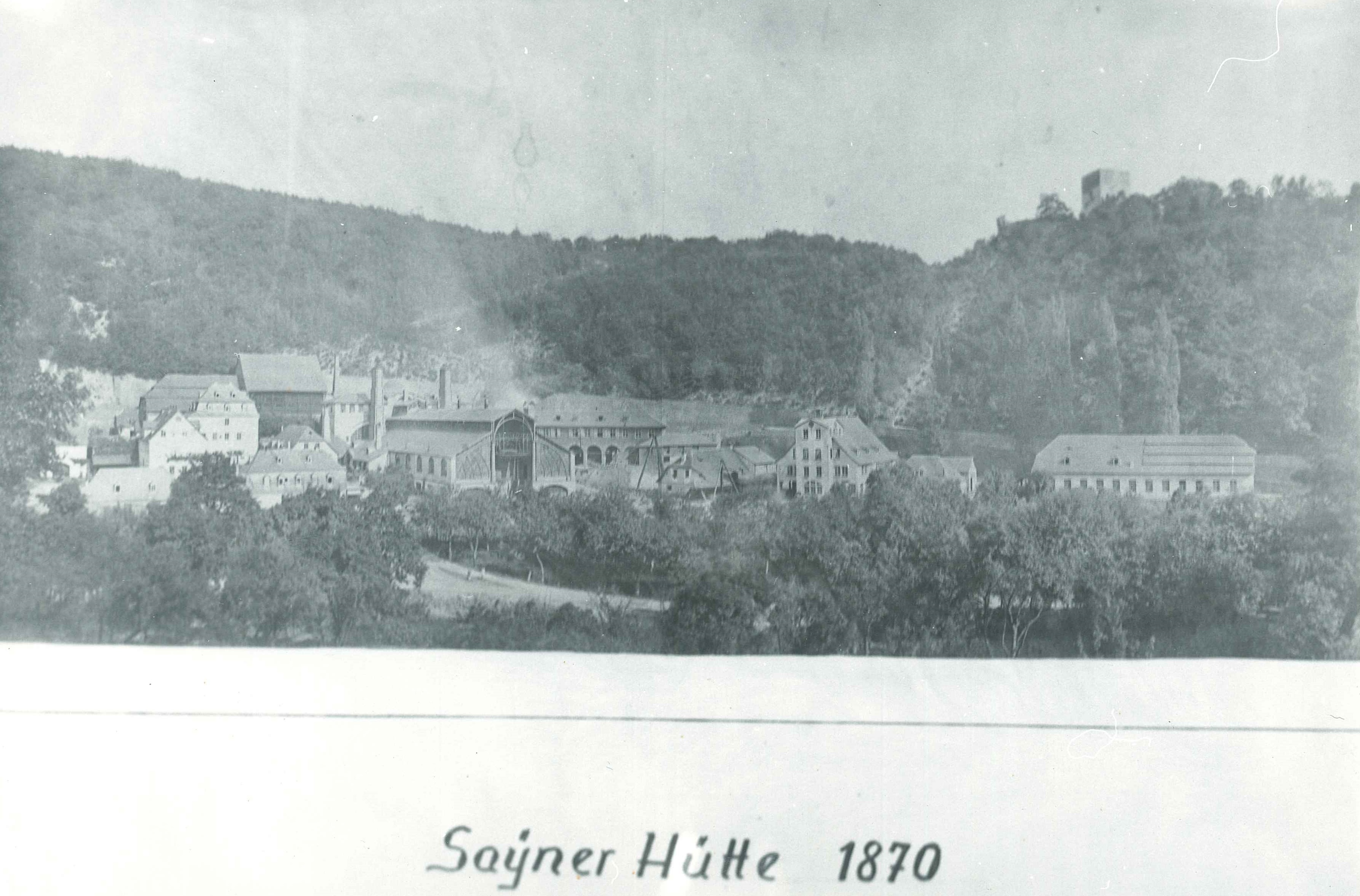 Panorama der Sayner Hütte, 1870 (REM CC BY-NC-SA)