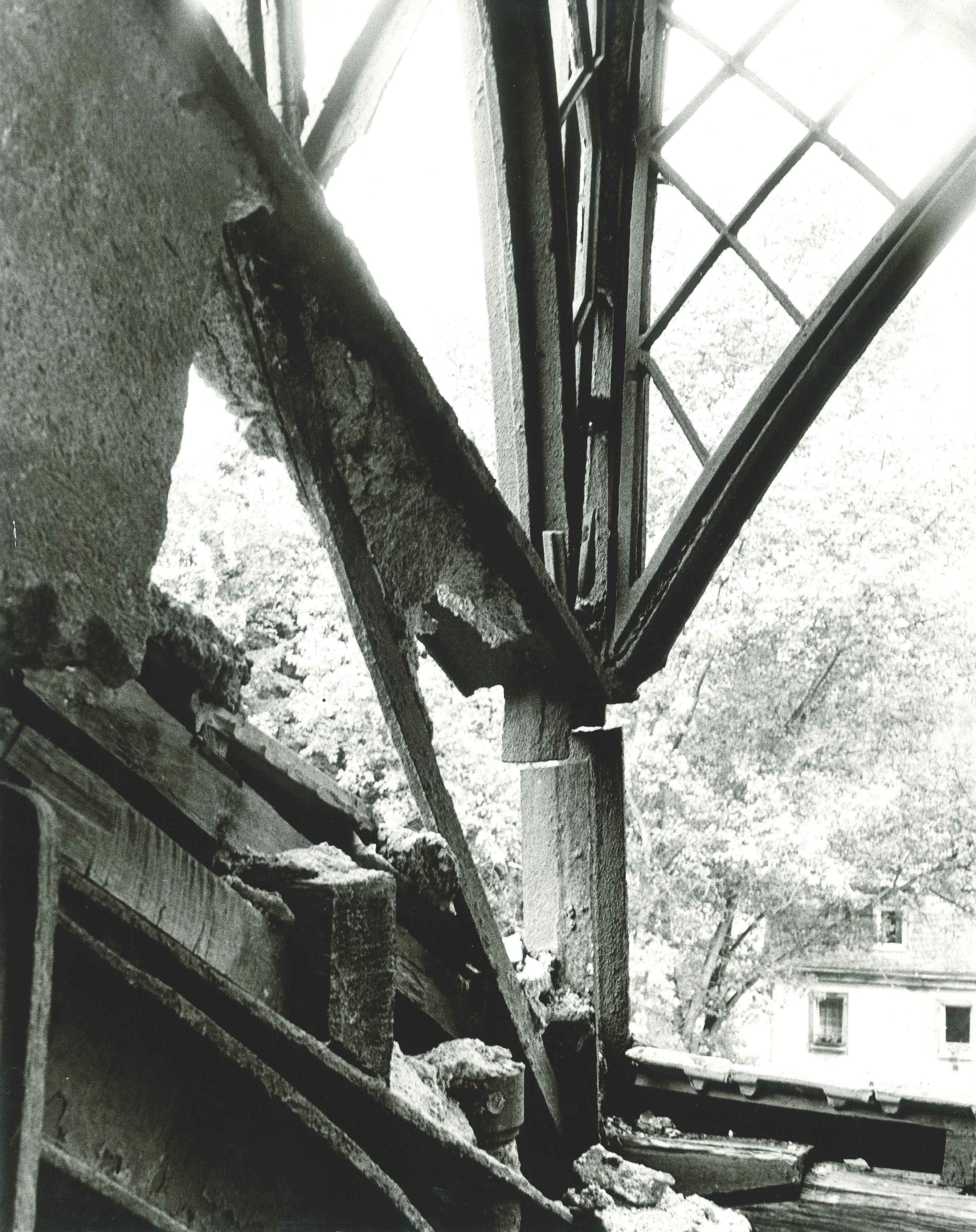 Gießhalle der Sayner Hütte, Detailaufnahme Dach (REM CC BY-NC-SA)