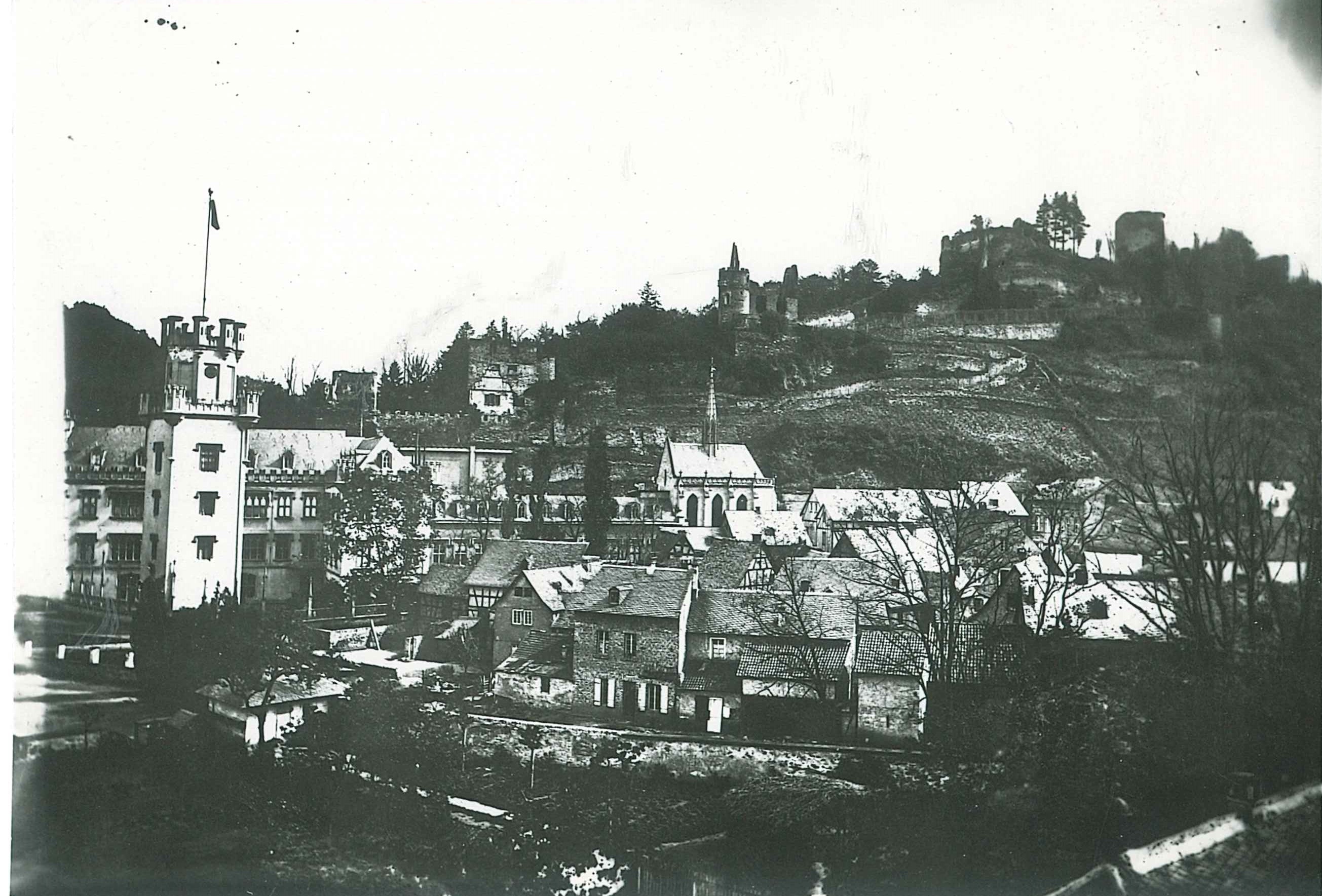 Schloss und Burg Sayn um 1870 (REM CC BY-NC-SA)