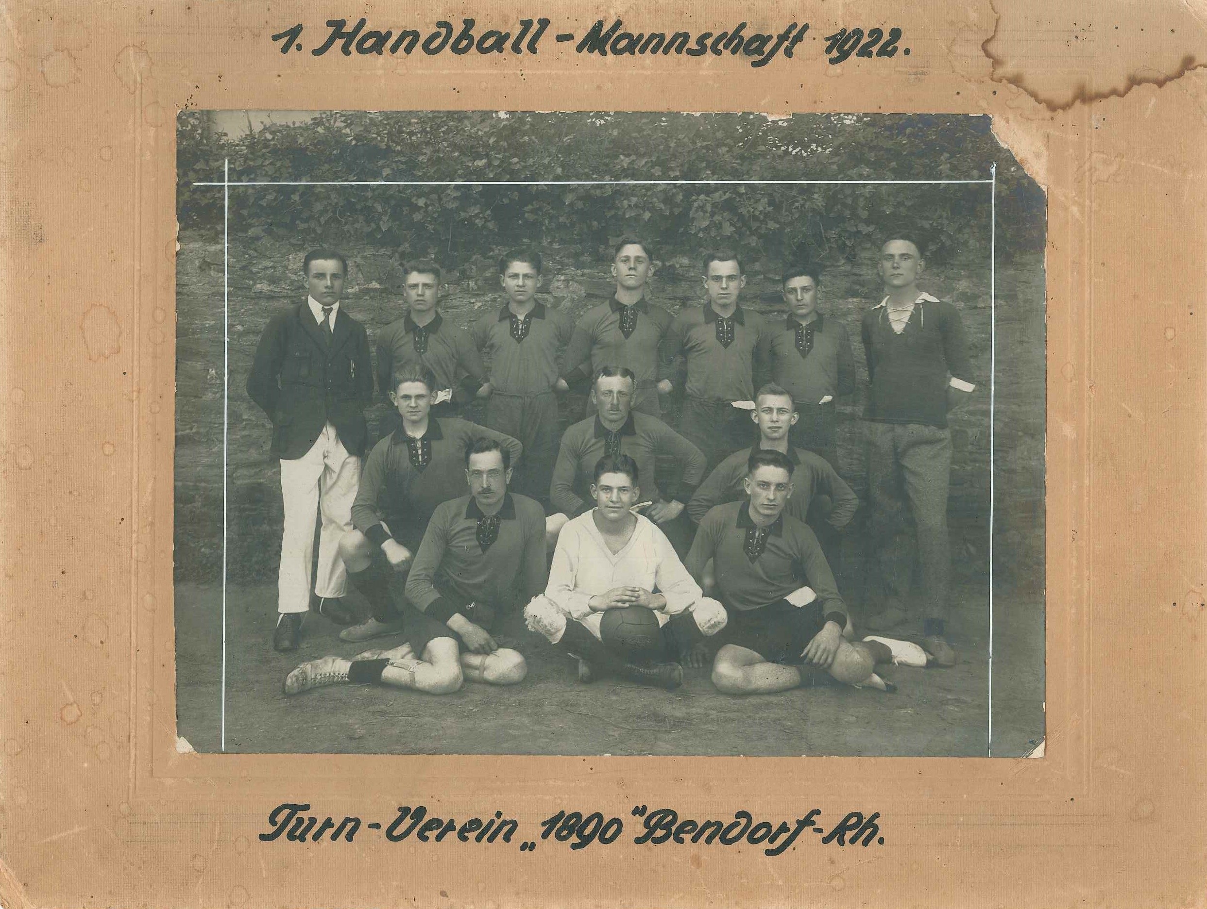 1. Handballmannschaft, Bendorf 1922 (REM CC BY-NC-SA)