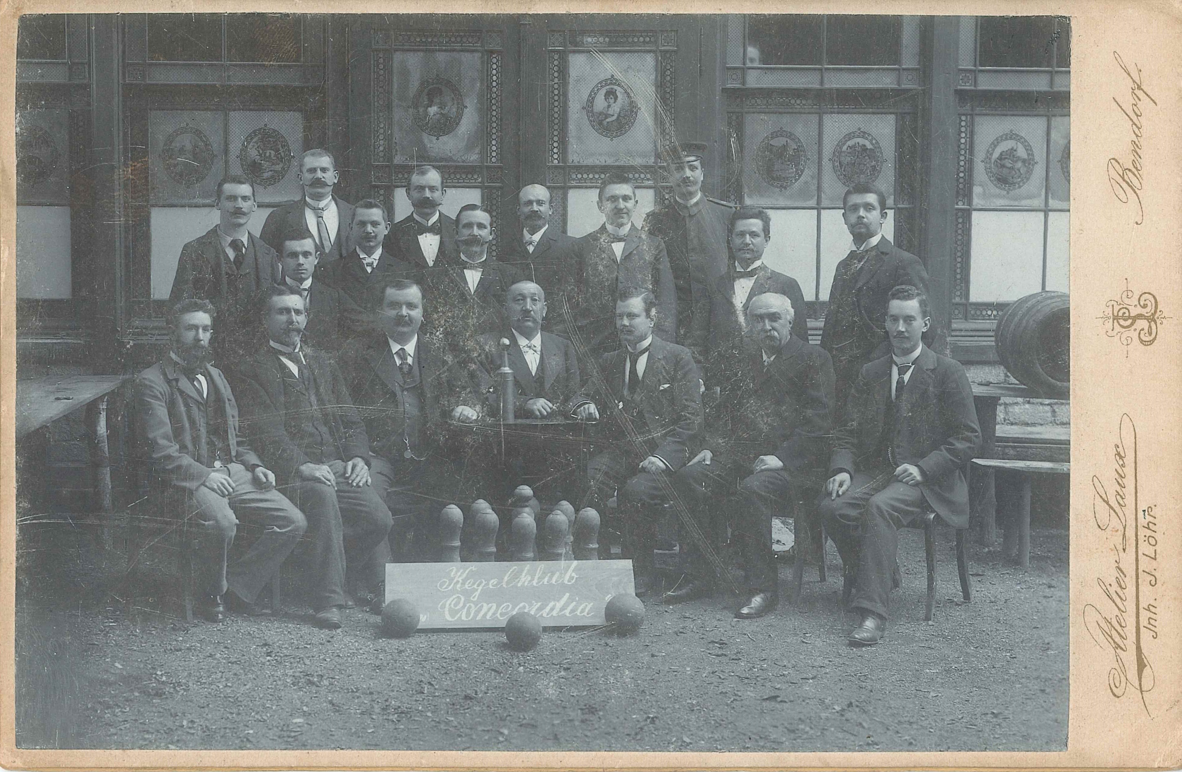 Bendorfer Kegelclub "Concordia", 1910 (REM CC BY-NC-SA)