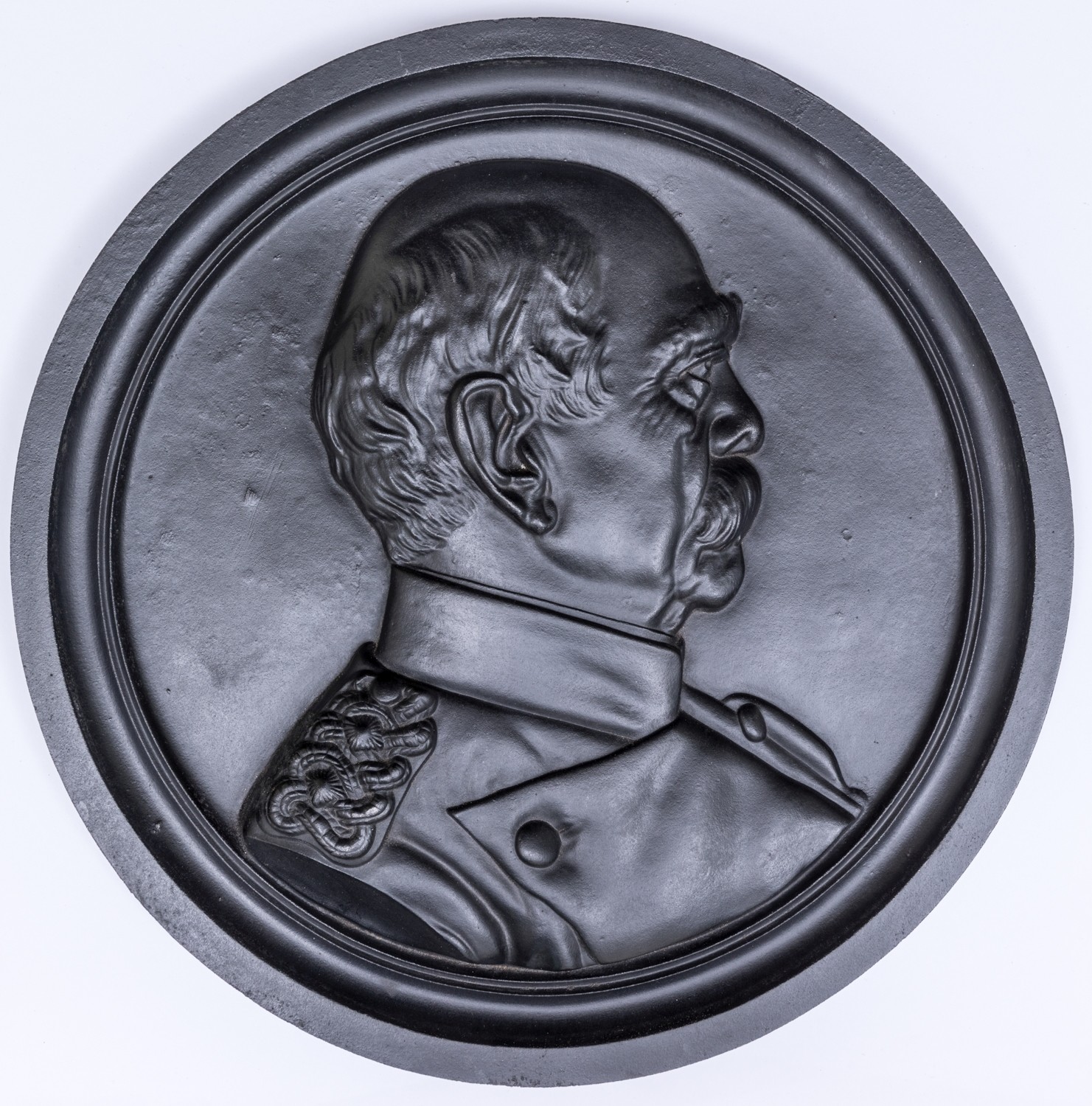 Bildnismedaillon Otto von Bismarck (Rheinisches Eisenkunstguss-Museum CC BY-NC-SA)