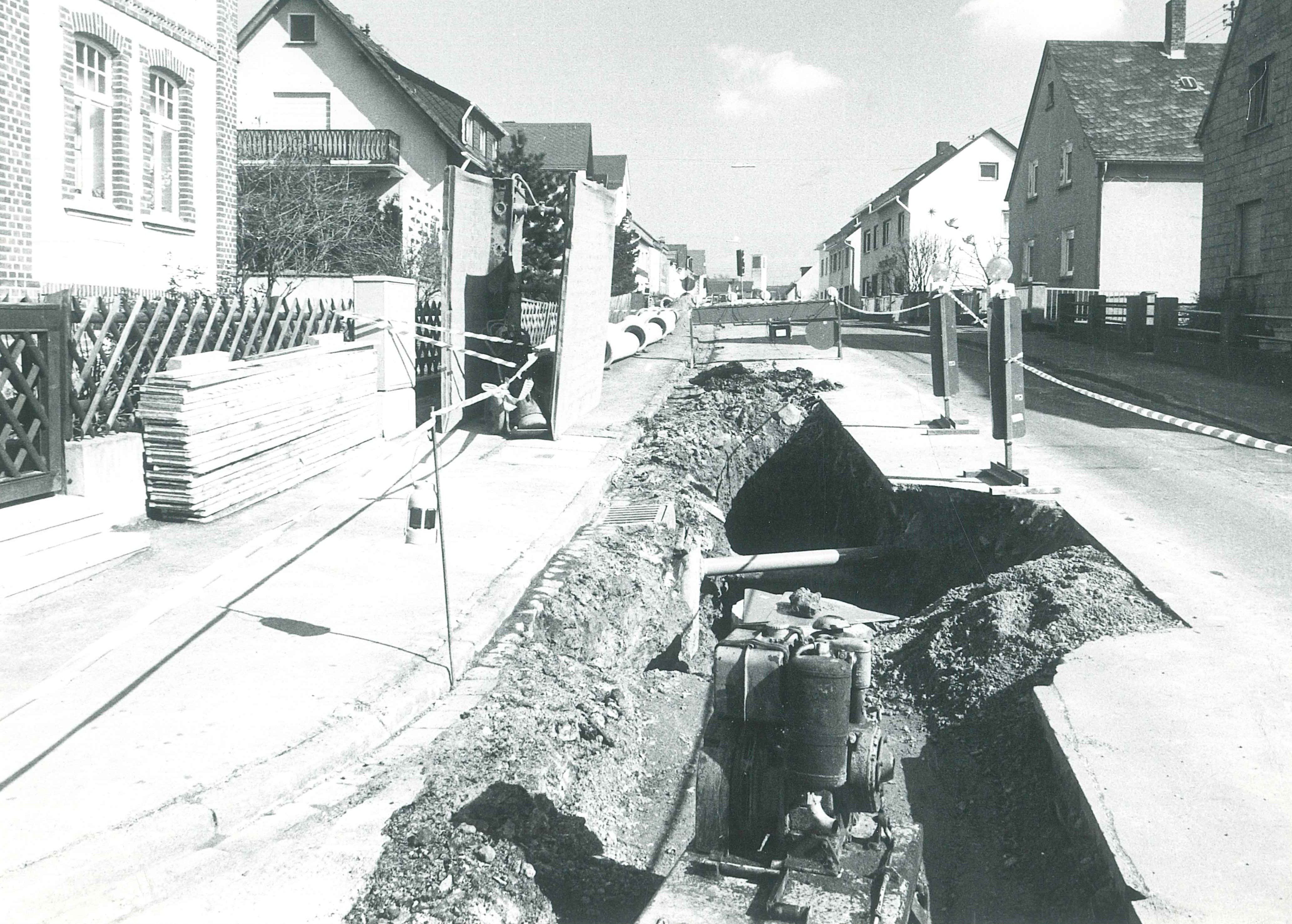 Kanalisierung Westerwaldstraße Bendorf-Stromberg, 1979 (REM CC BY-NC-SA)