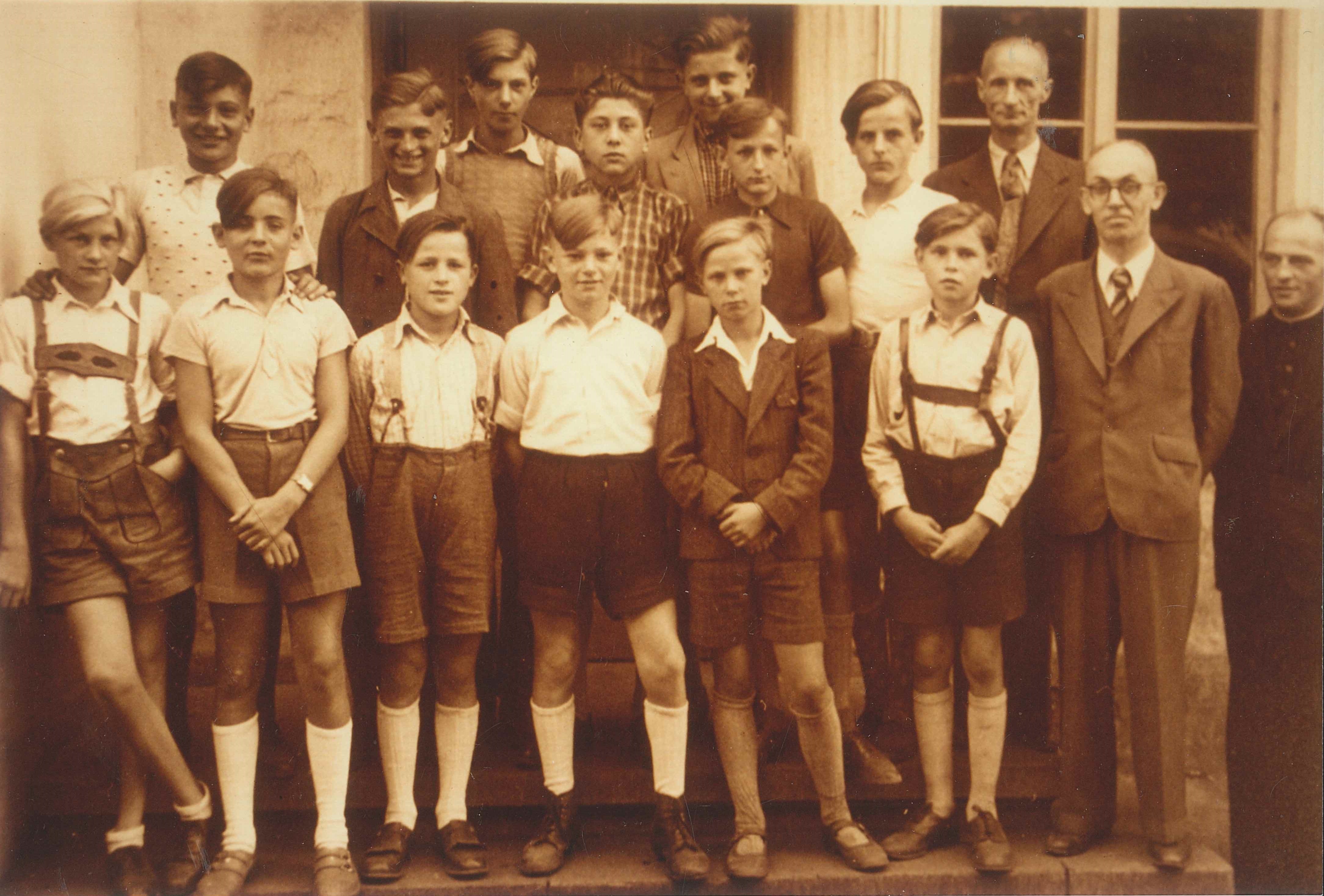 Klassenfoto, ehemalige katholische Volksschule, Mülhofen, Jhg. 1935 (REM CC BY-NC-SA)