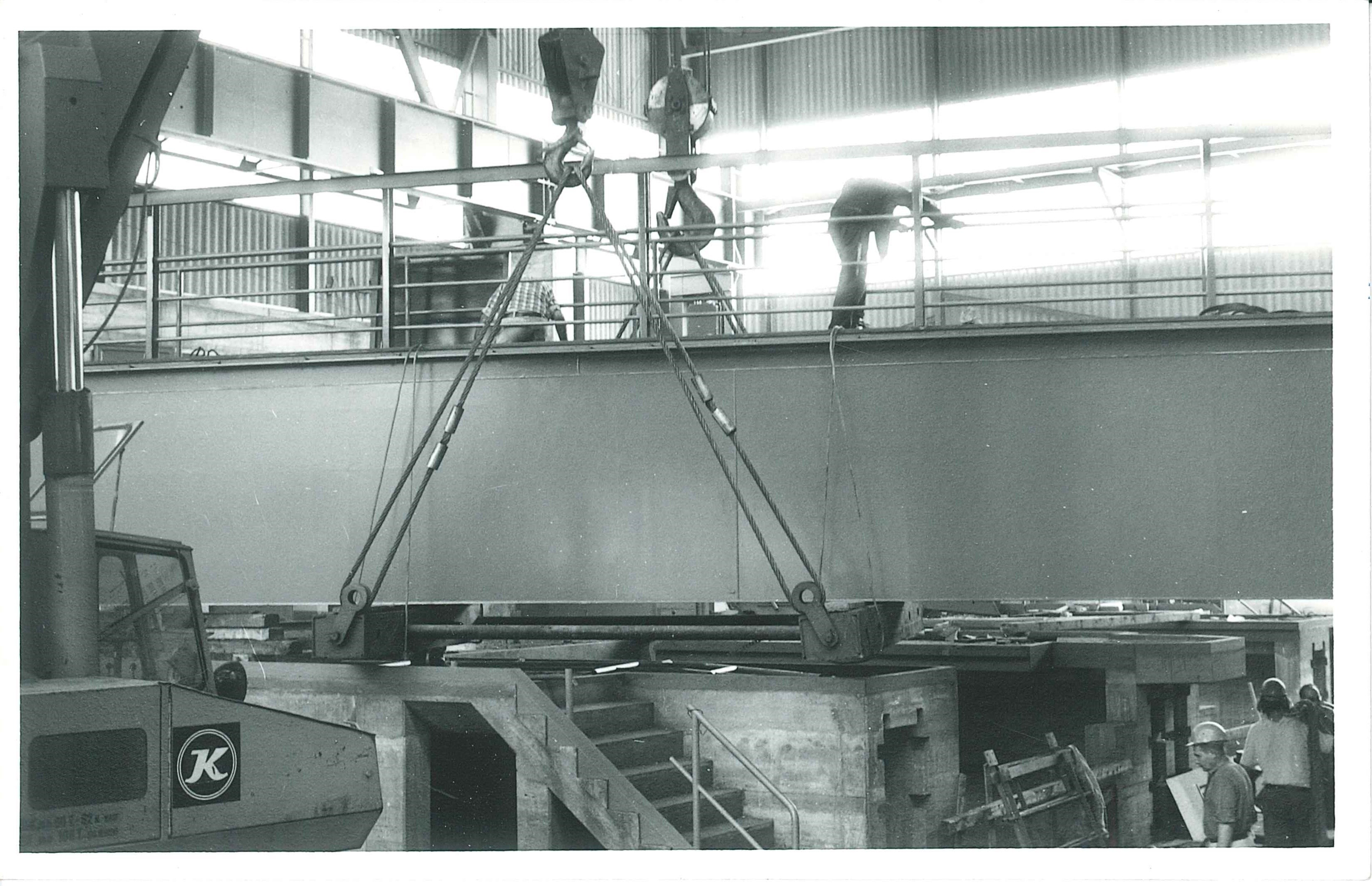Zentraler Schmelzbetrieb in der Concordia-Hütte in Mülhofen, 1974 (REM CC BY-NC-SA)
