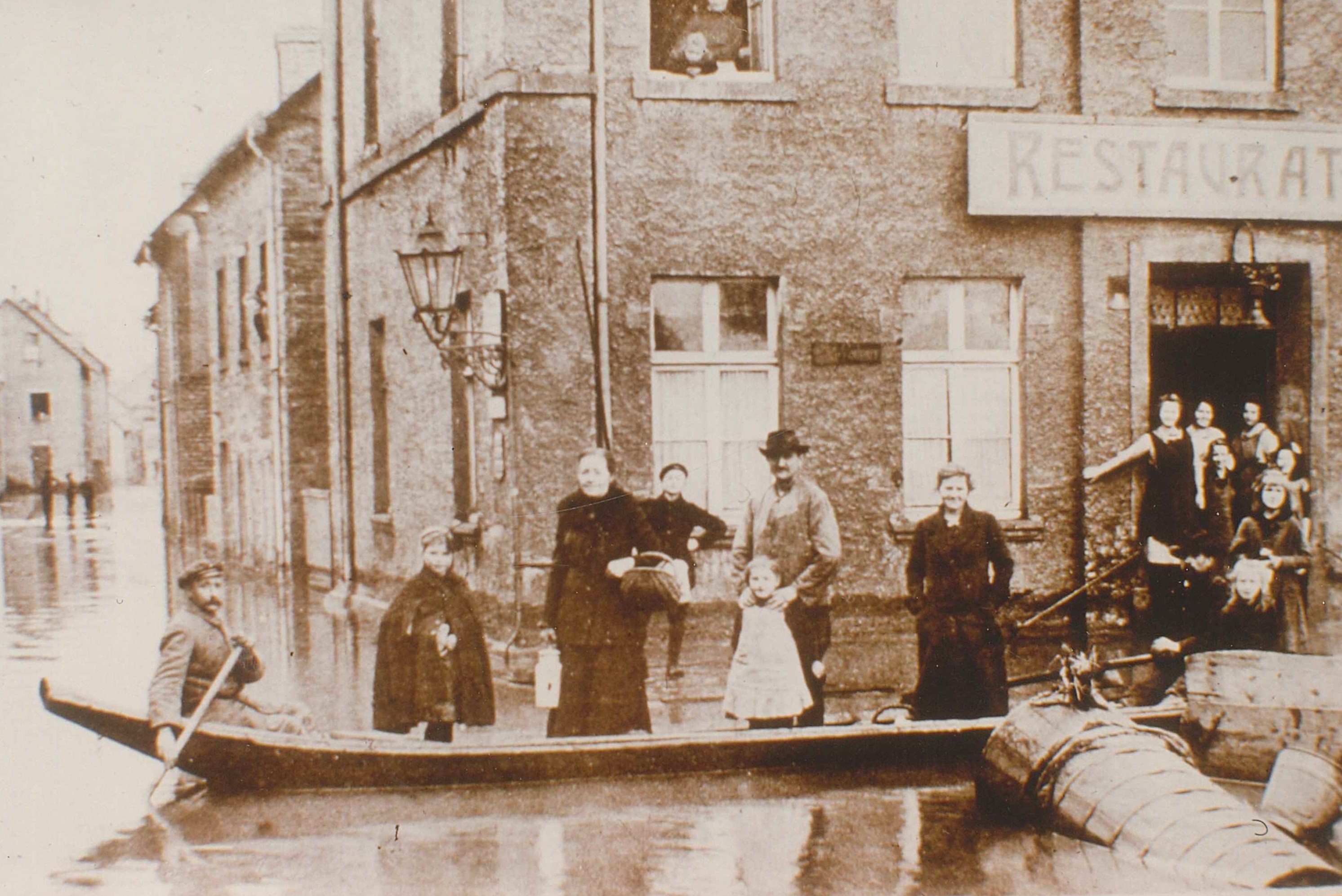 Hochwasser in Mülhofen, 1928 (REM CC BY-NC-SA)
