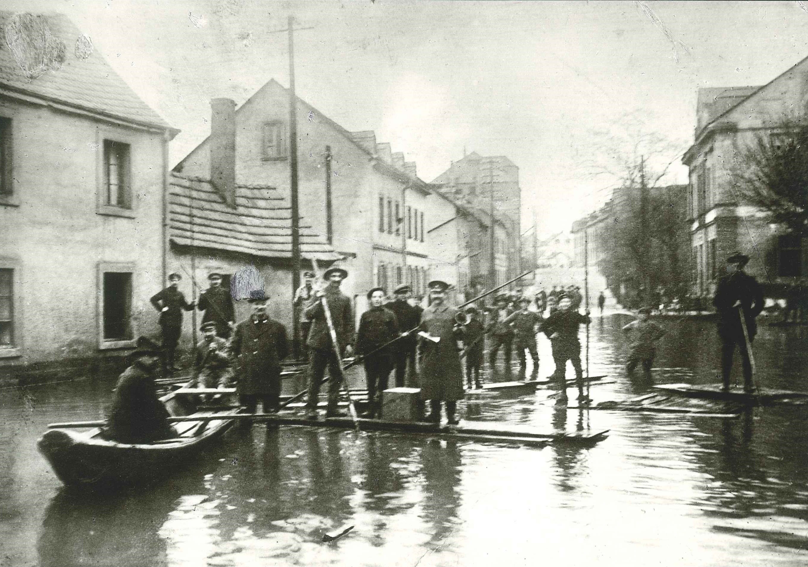 Hochwasser in Mülhofen, 1928 (REM CC BY-NC-SA)