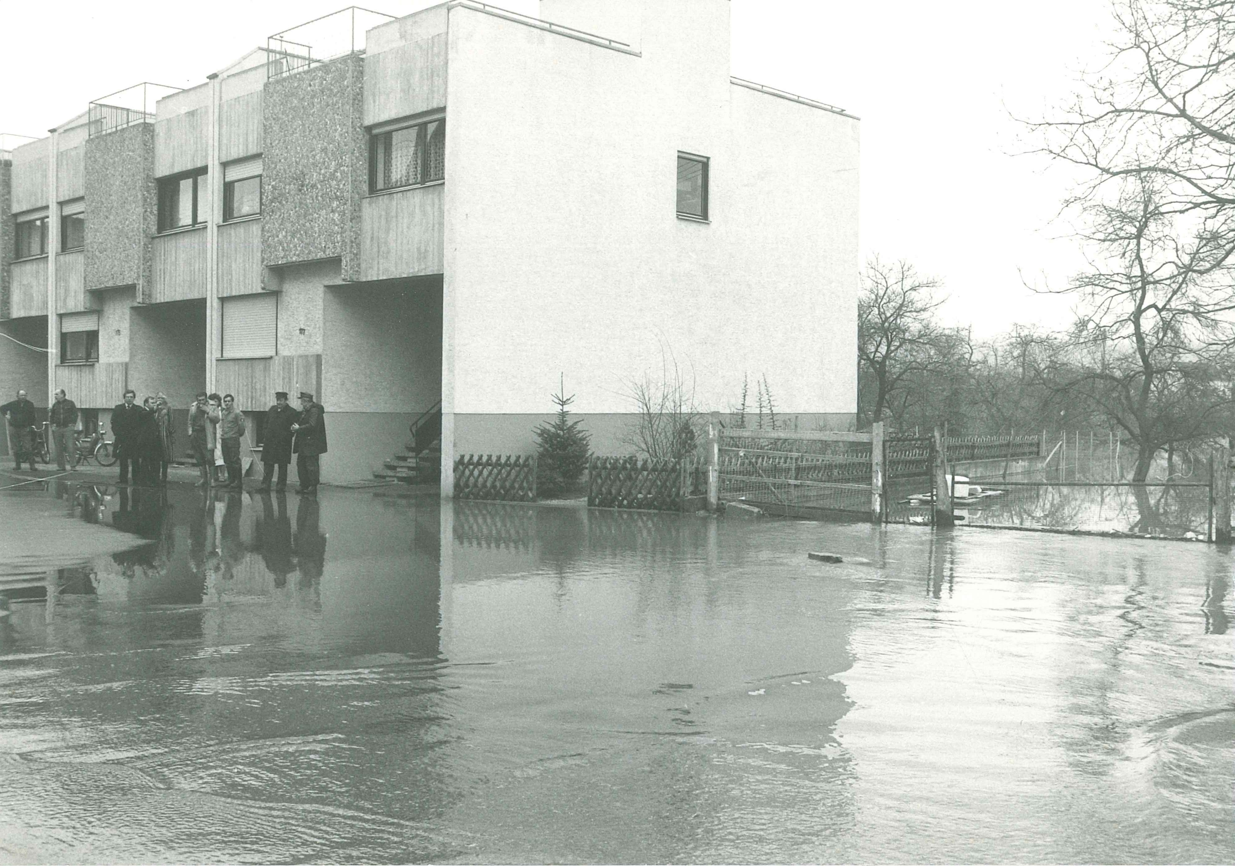 Hochwasser in Mülhofen, 1980 (REM CC BY-NC-SA)