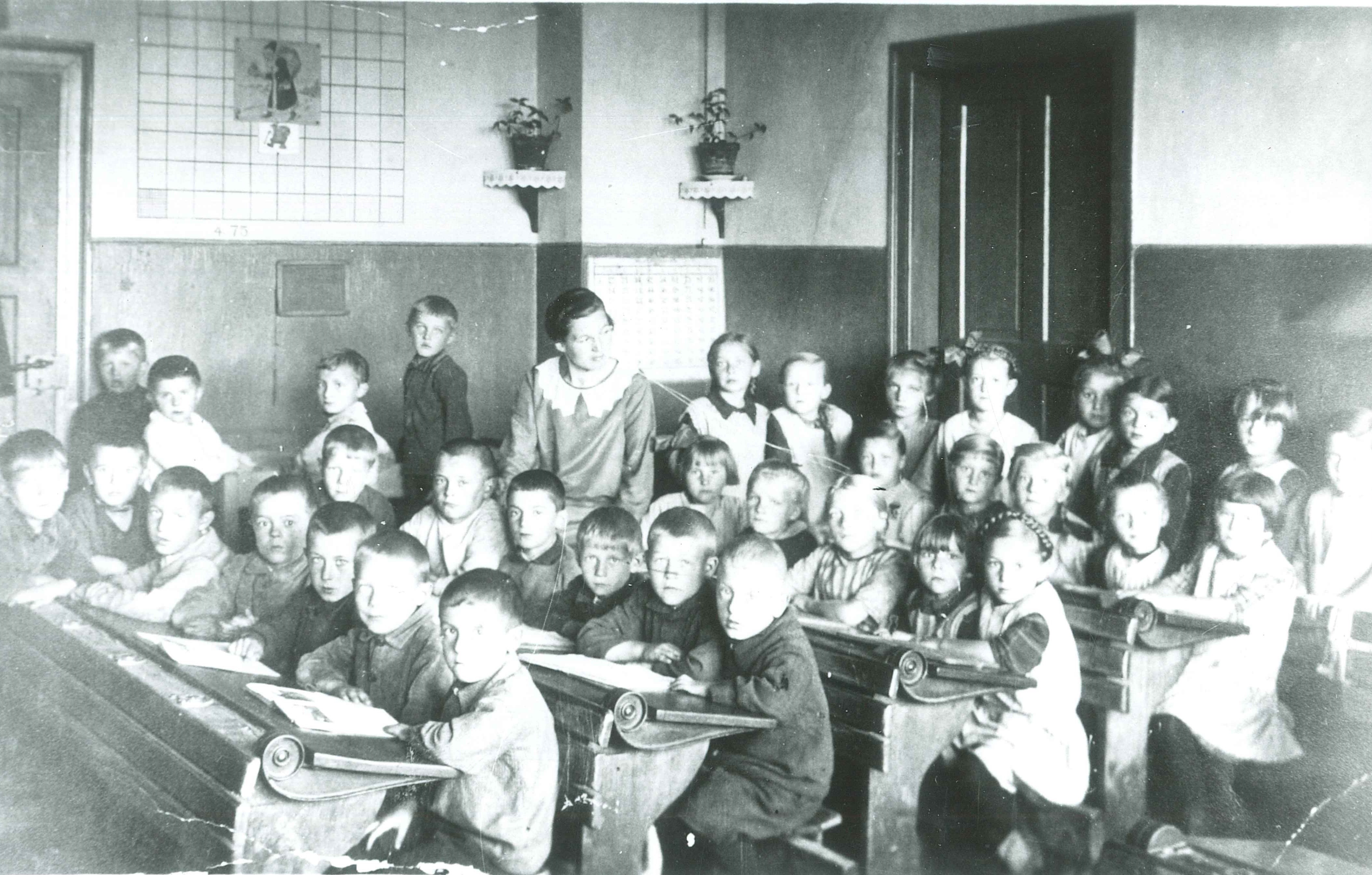 Klassenzimmer, Katholische Schule "Schönblick", Bendorf-Stromberg, 1934 (REM CC BY-NC-SA)