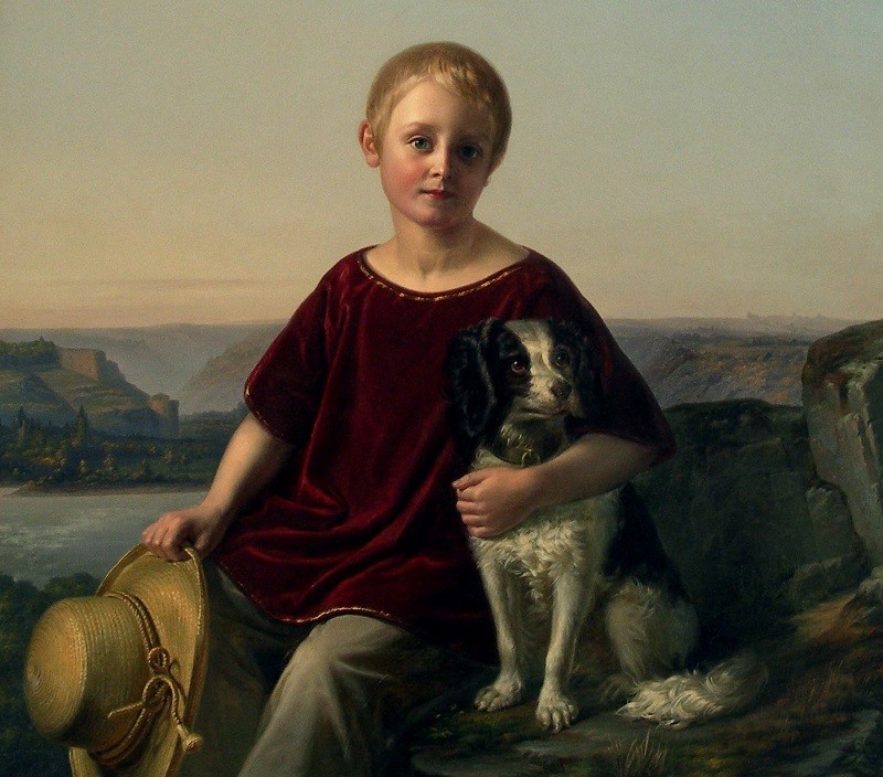 Knabenbildnis mit Hund (Stadtmuseum Simeonstift CC BY-NC-ND)