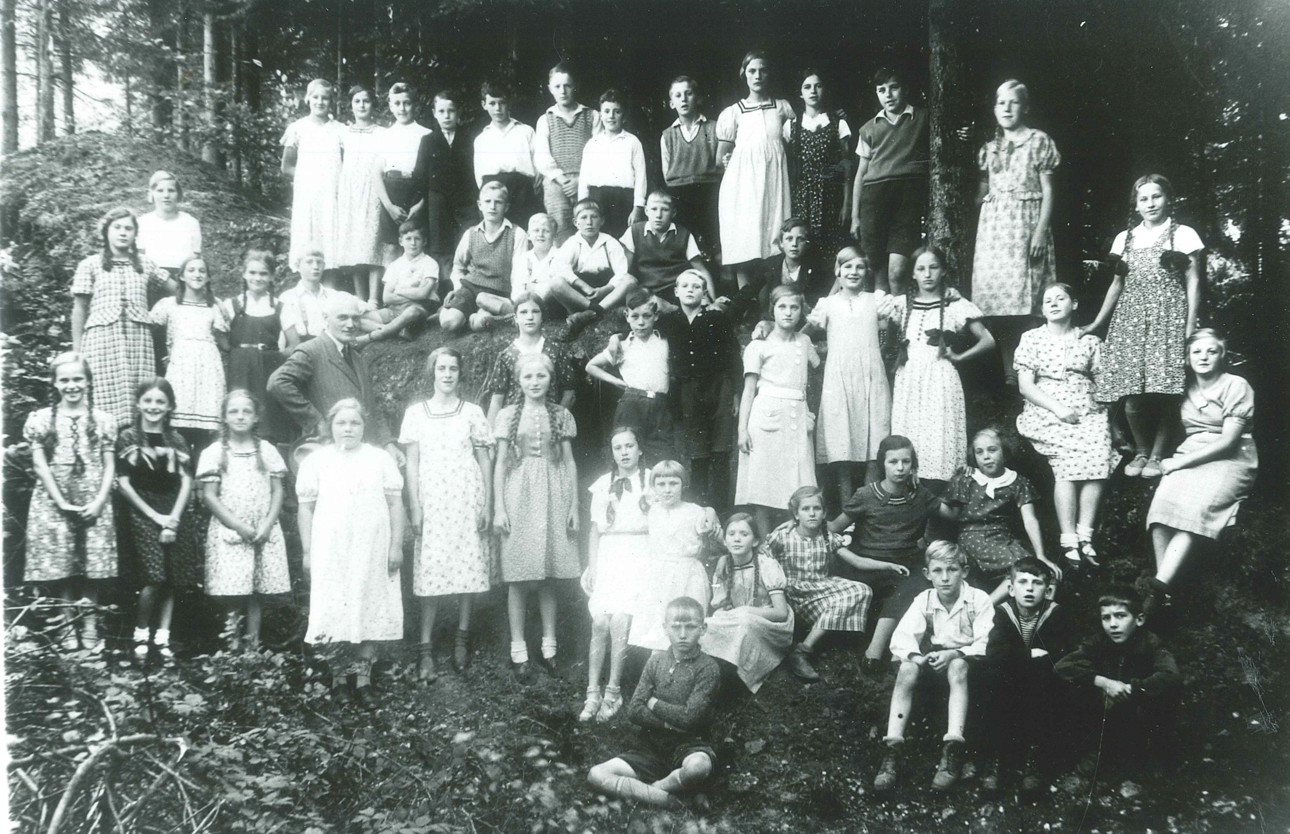 Schulausflug, Katholische Schule "Schönblick", Bendorf-Stromberg, 1937 (REM CC BY-NC-SA)