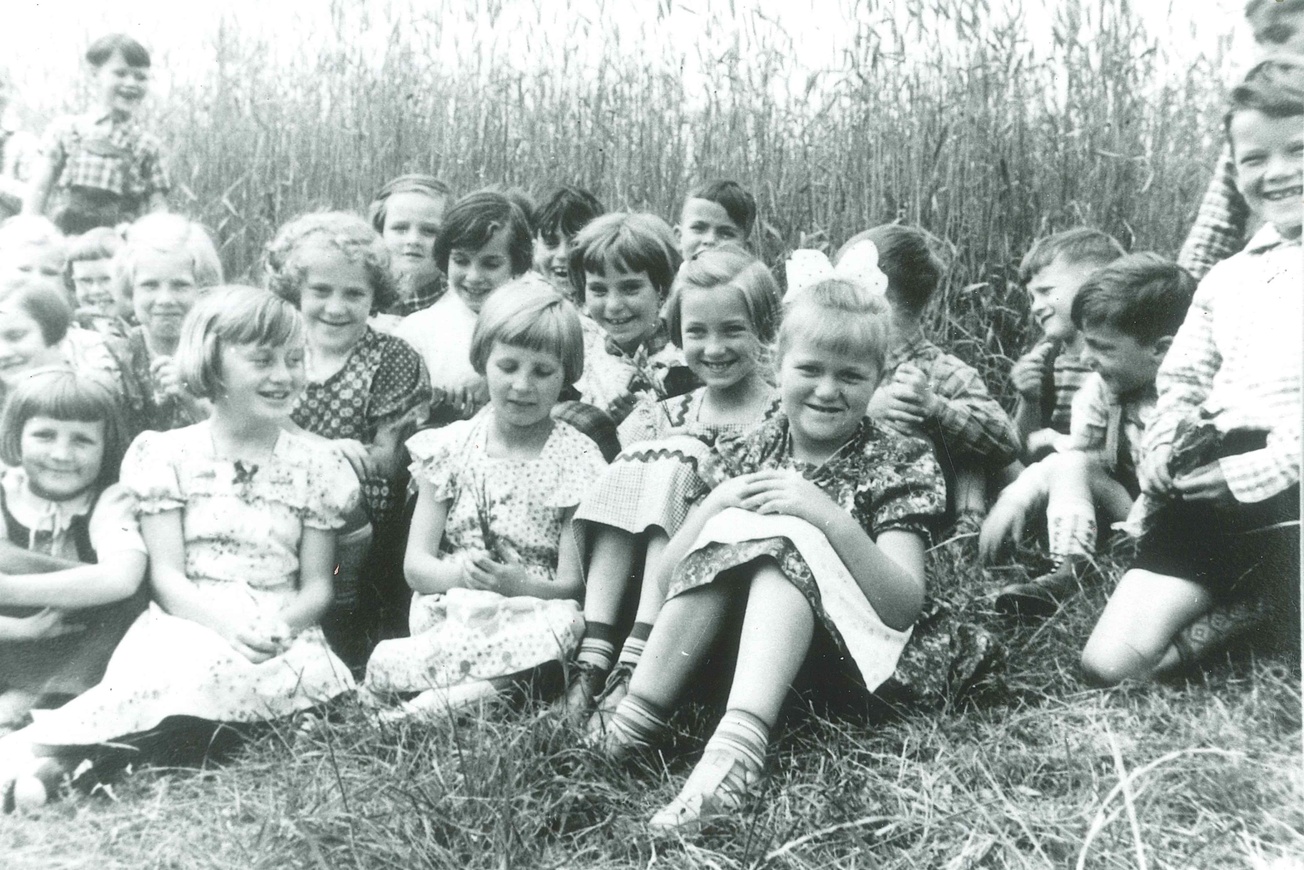 Schulklasse, katholische Schule "Schönblick", Bendorf-Stromberg, 1955 (REM CC BY-NC-SA)