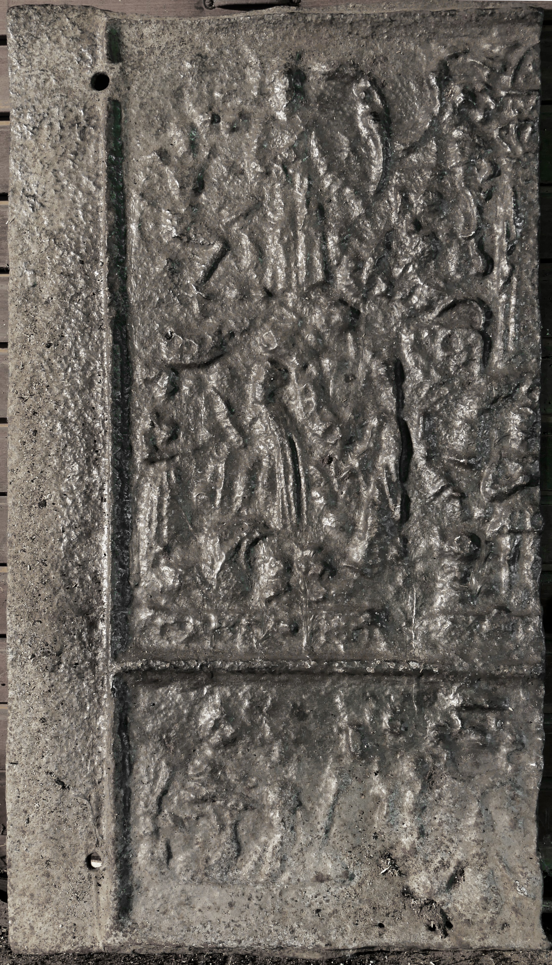 Takenplatte Christi Himmelfahrt (Volkskunde- und Freilichtmuseum Roscheider Hof CC0)