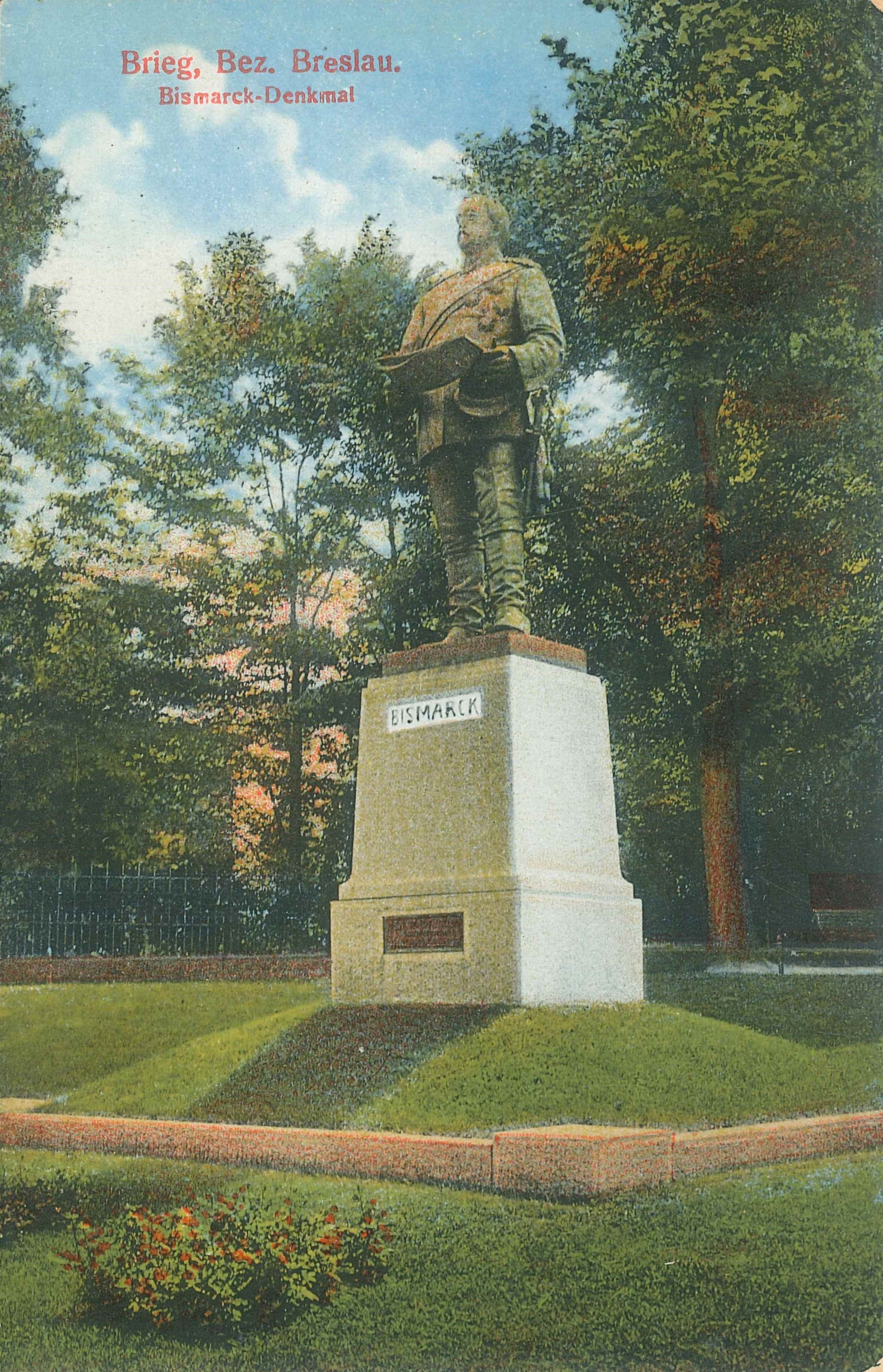 Blick auf das Bismarckdenkmal in Brieg, Polen (REM CC BY-NC-SA)