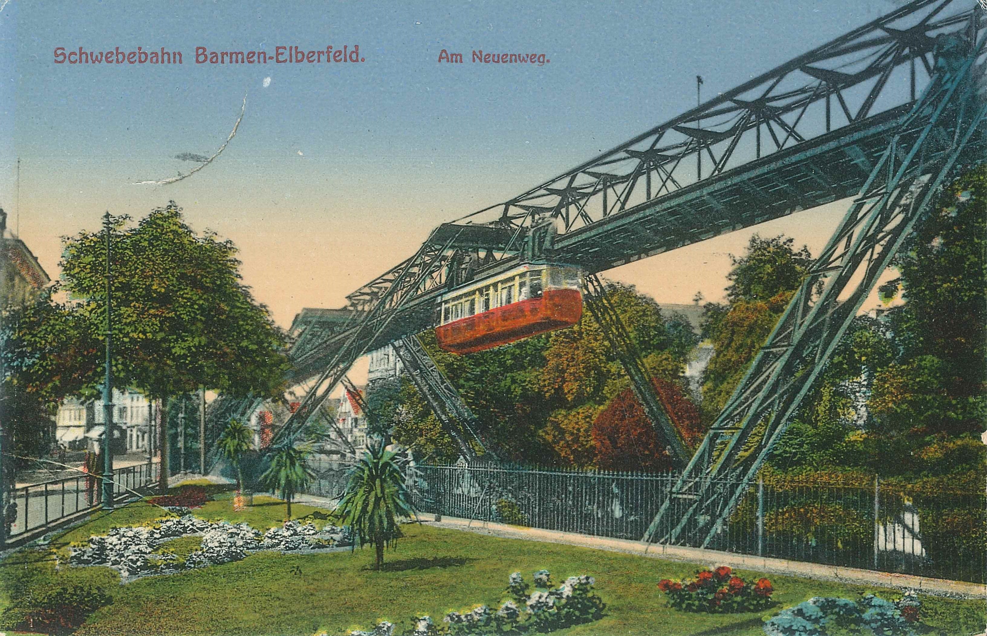 Blick auf die Schwebebahn in Wuppertal Barmen-Elberfeld (REM CC BY-NC-SA)