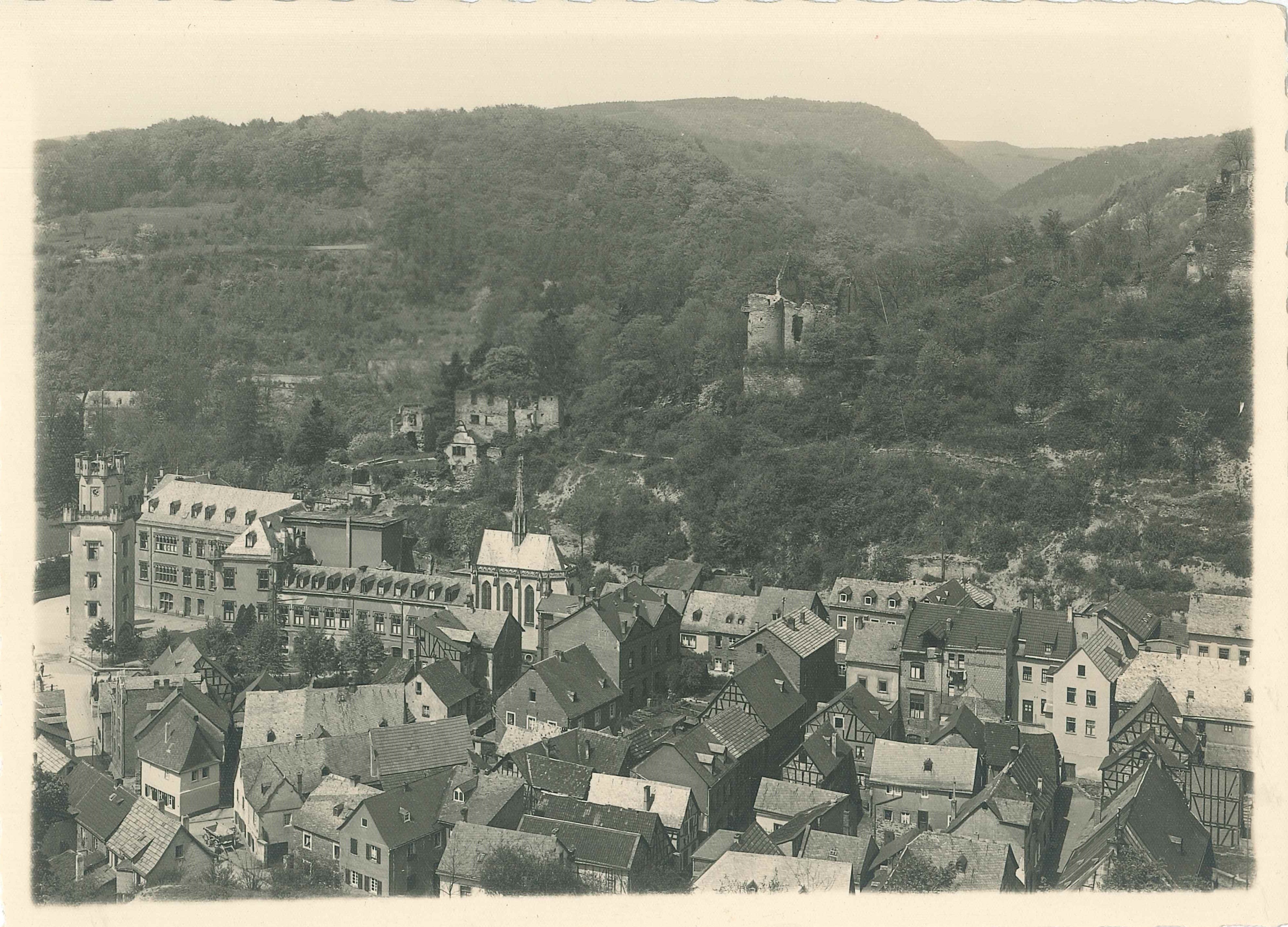 Blick auf Schloss Sayn 1931 (REM CC BY-NC-SA)
