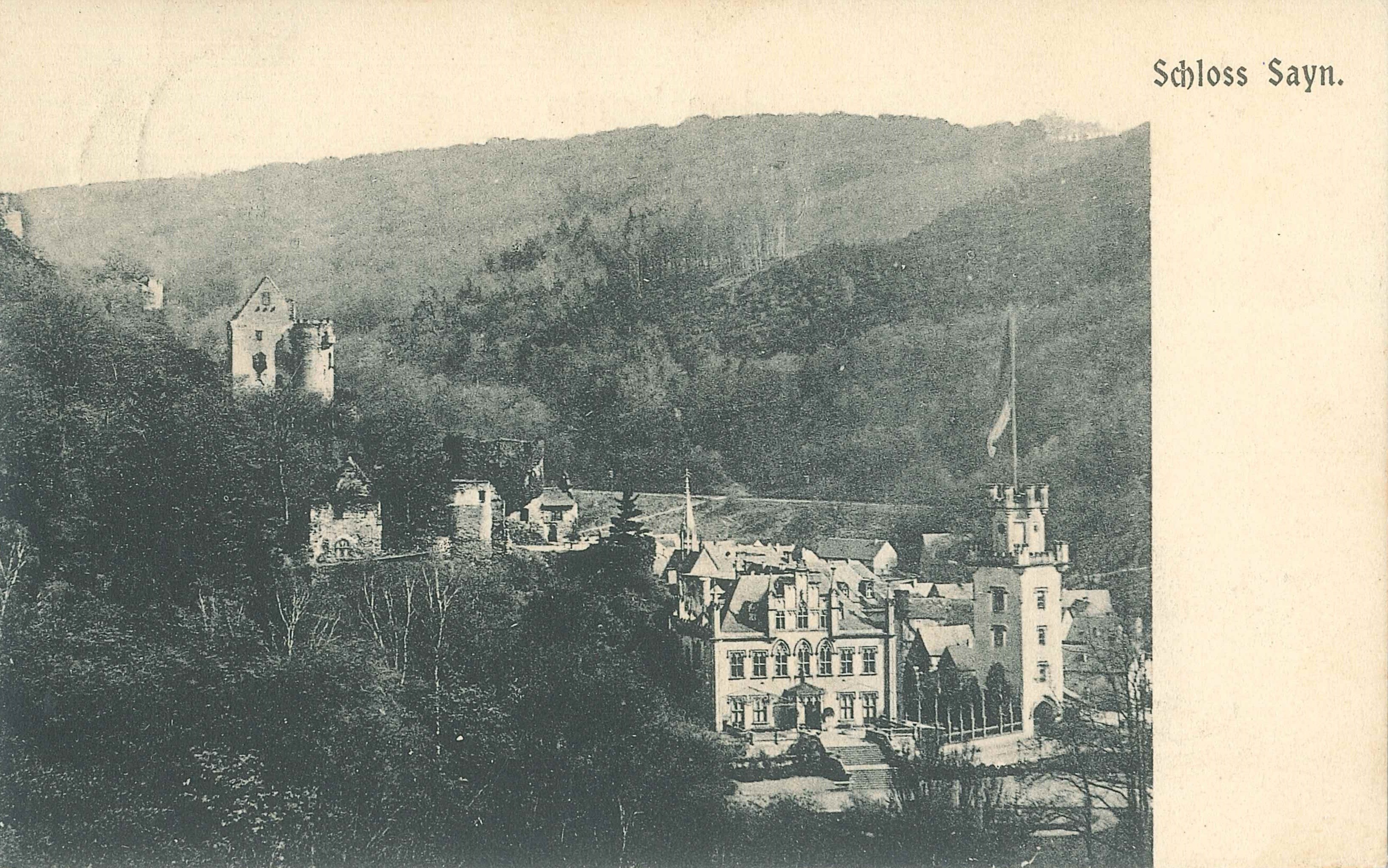 Blick auf Schloss Sayn (REM CC BY-NC-SA)