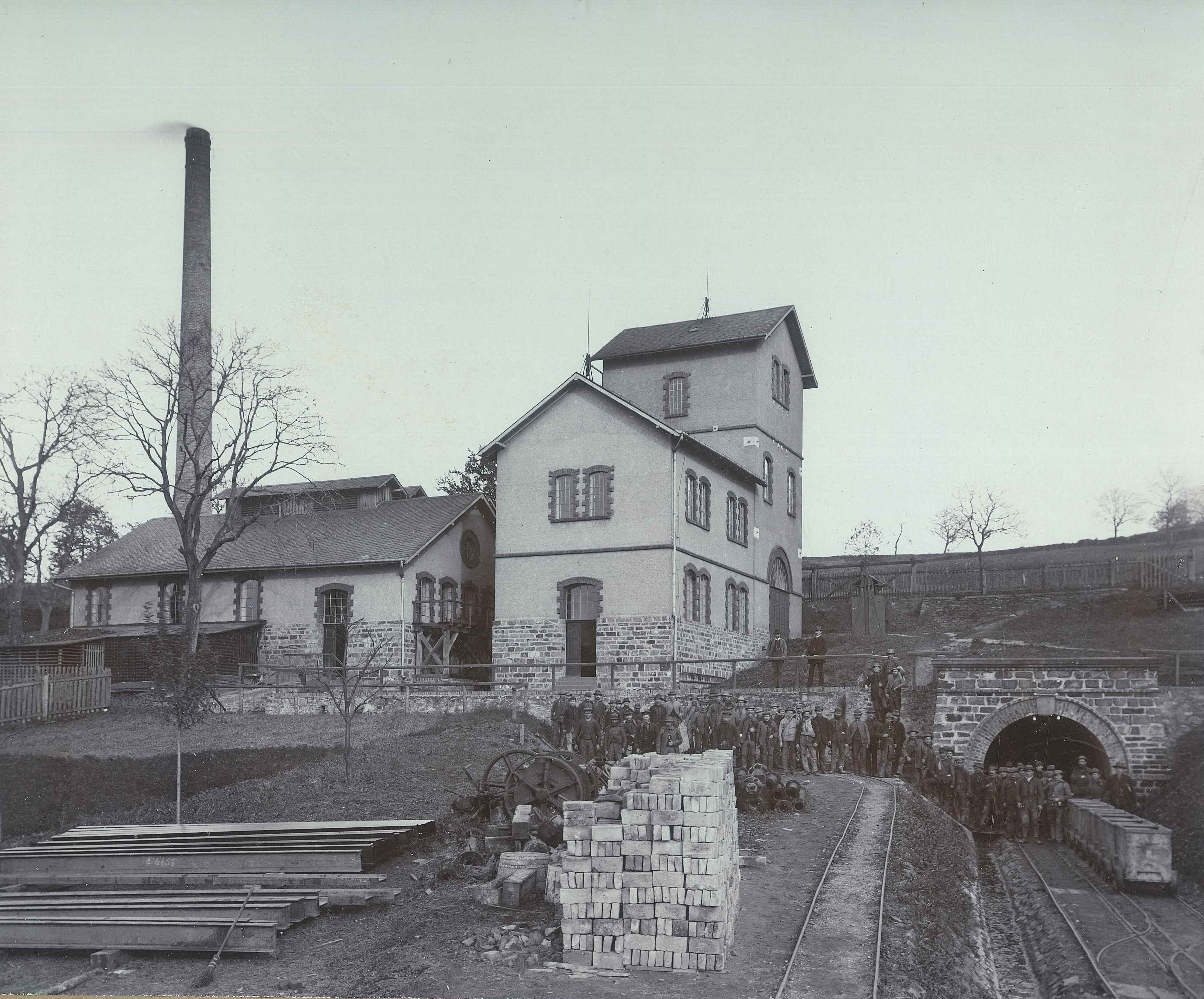 Grubenhaus "Grube Werner", Vierwindenhöhe Bendorf 1902 (REM CC BY-NC-SA)