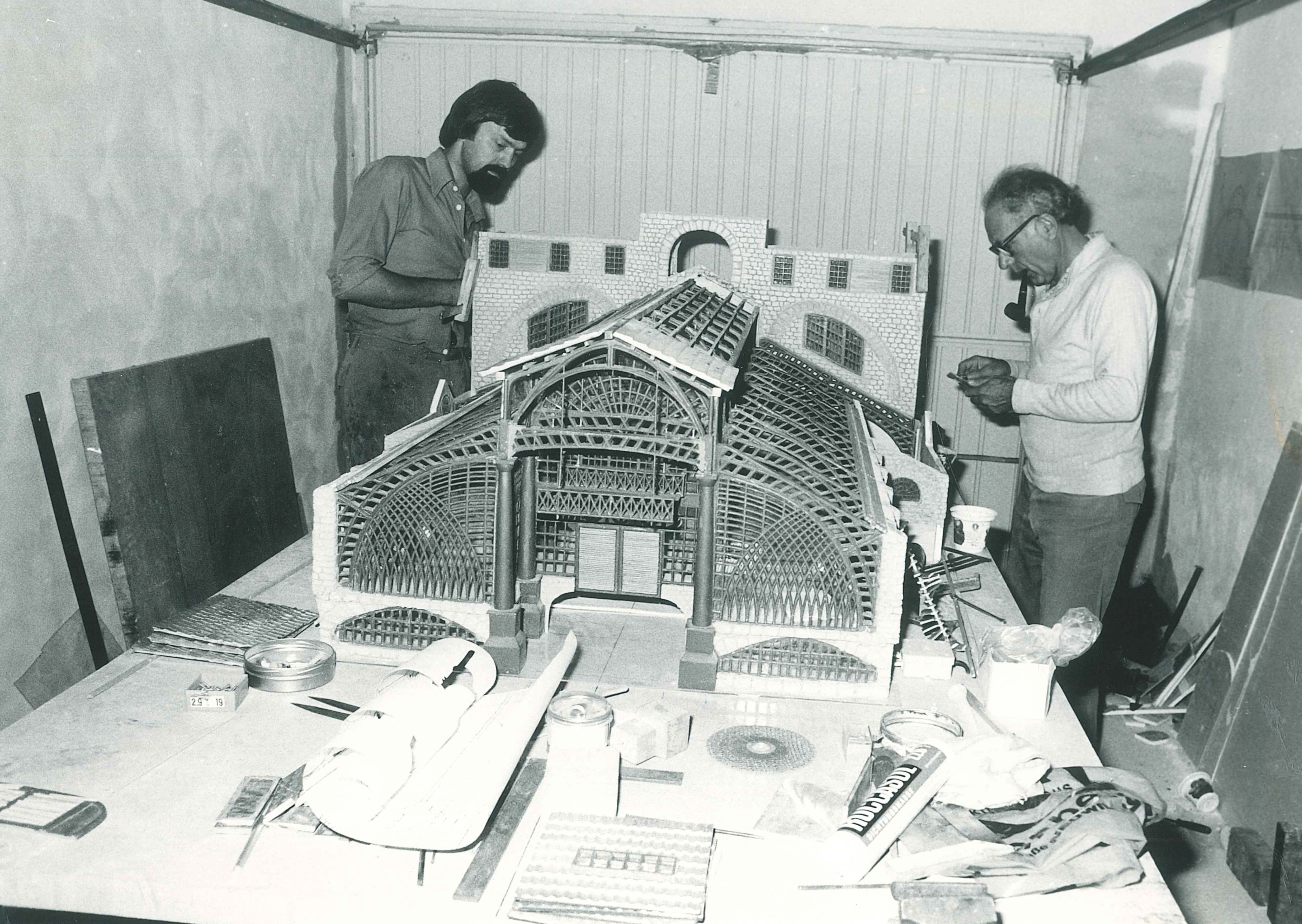 Modell der Gießhalle der Sayner Hütte, 1981 (REM CC BY-NC-SA)