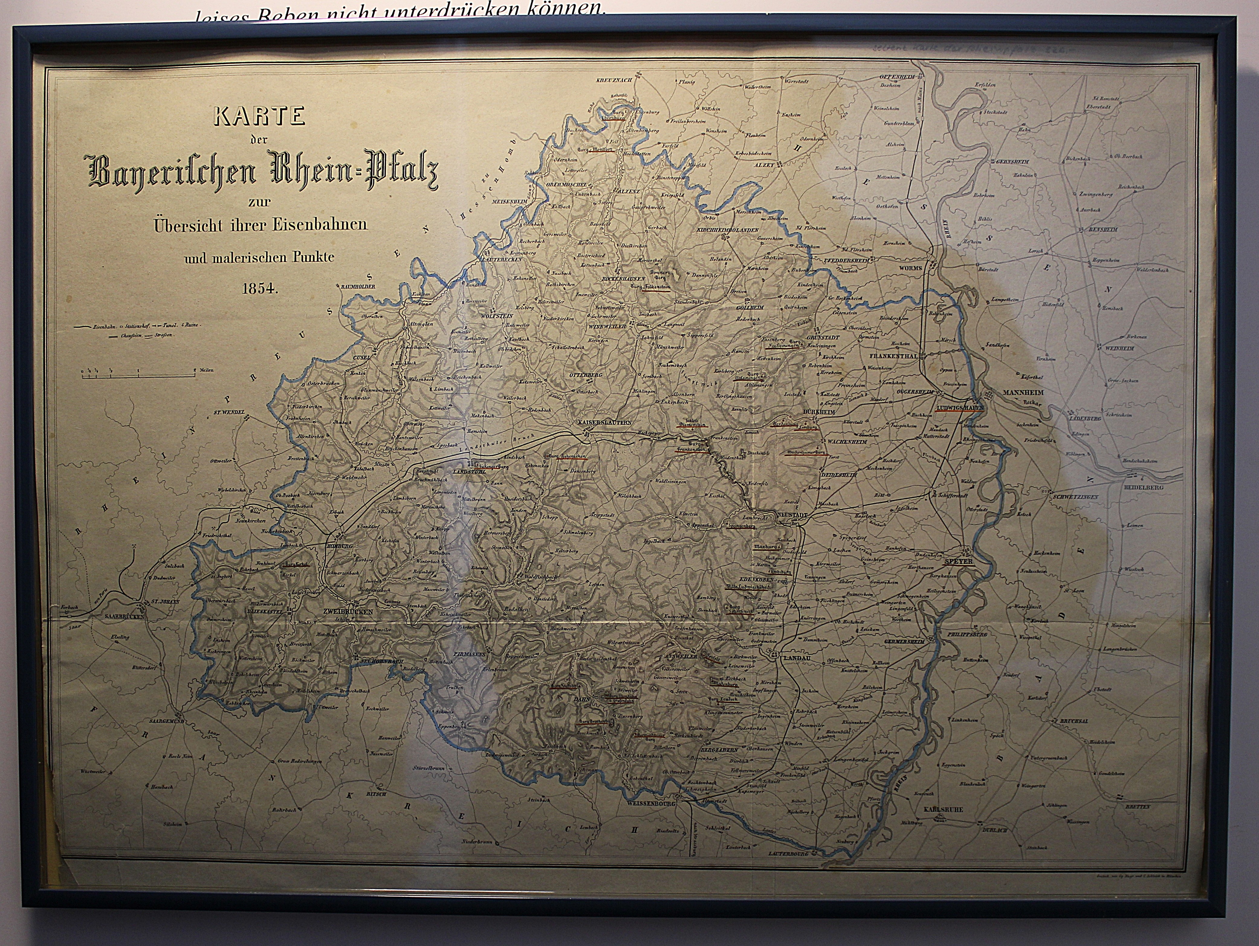 Karte (Museum für Weinbau und Stadtgeschichte, Edenkoben CC BY-NC-SA)