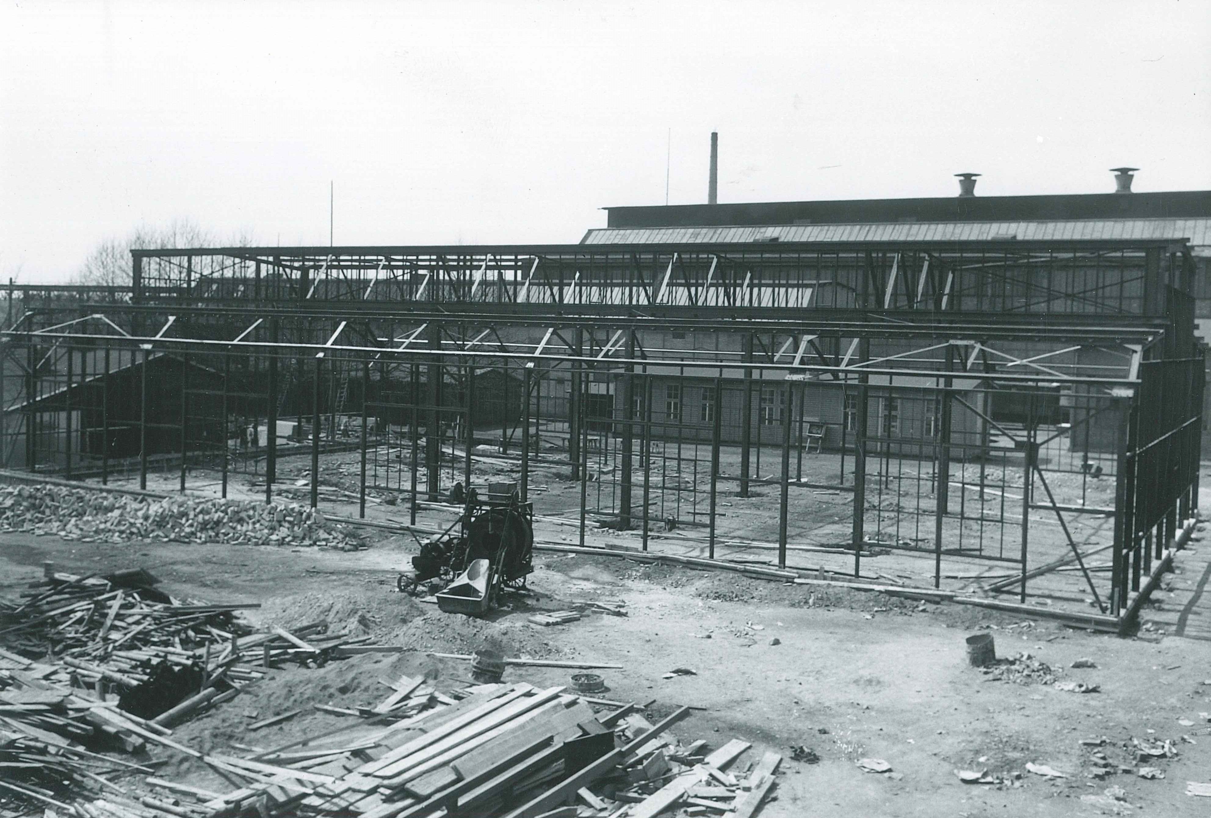 Neubau der "Gießerei I", Concordia-Hütte in Mülhofen, 1952-1954 (REM CC BY-NC-SA)