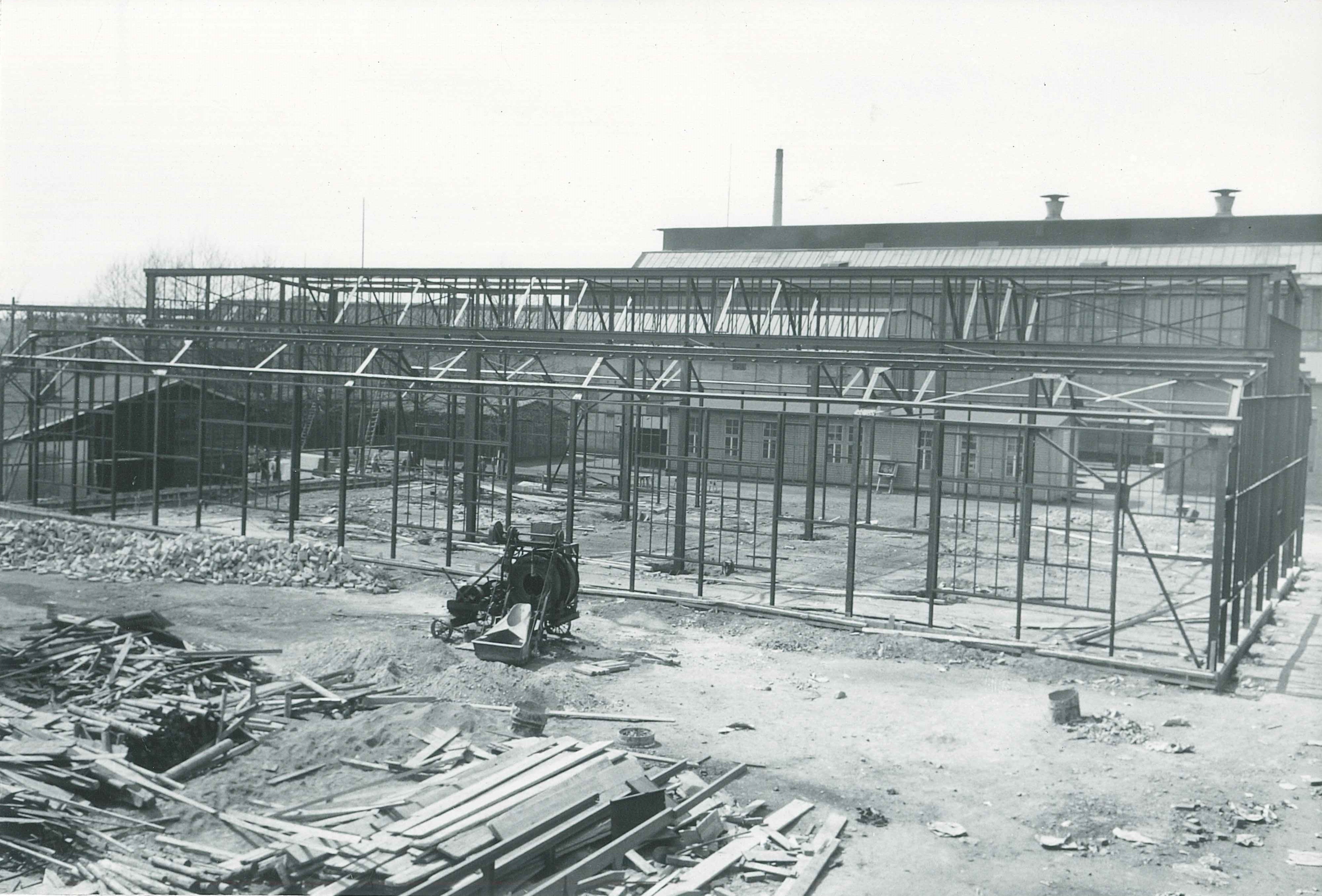 Neubau der "Gießerei I", Concordia-Hütte in Mülhofen, 1952-1954 (REM CC BY-NC-SA)