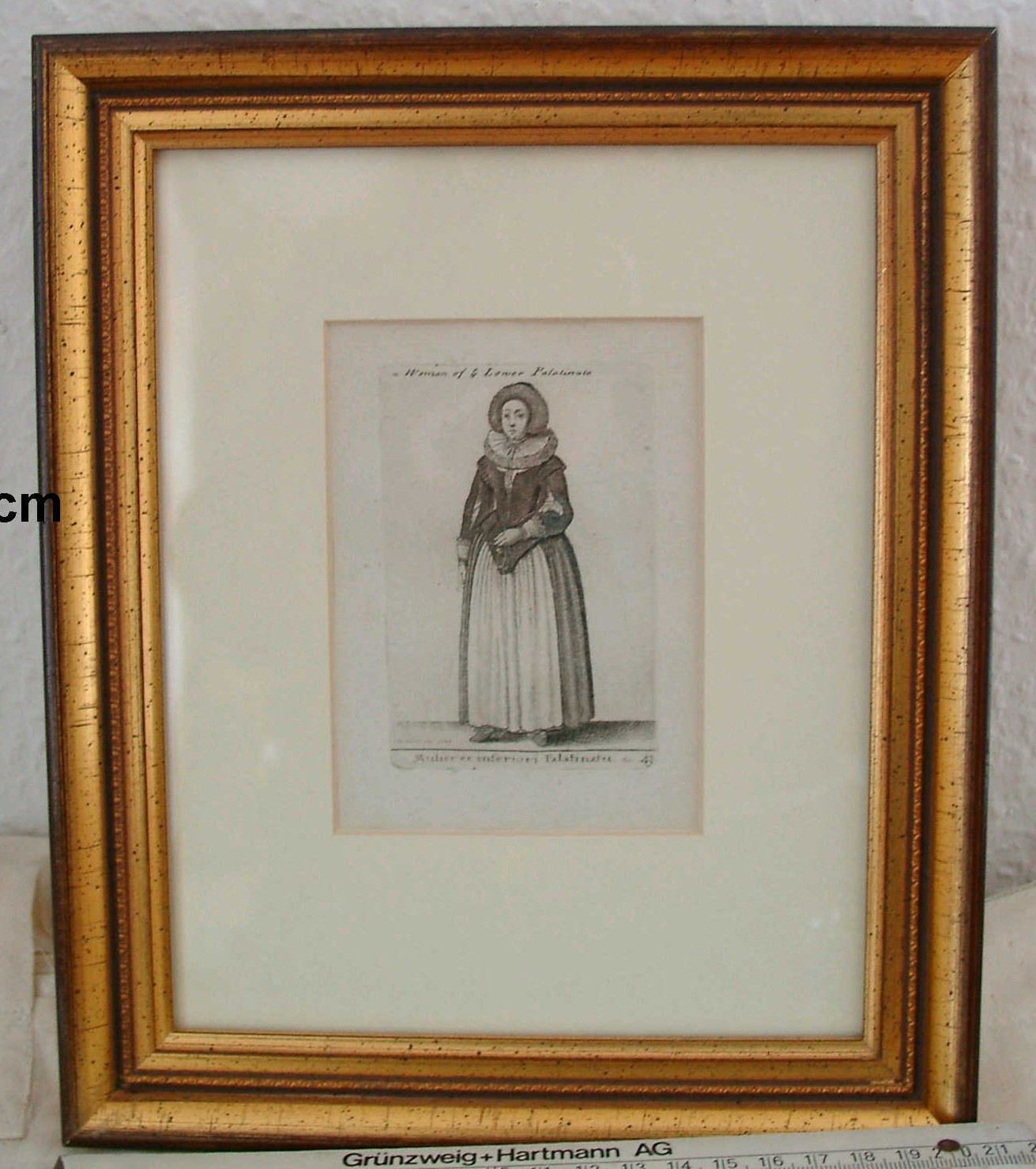 Bild; Kupferstich: "Frau aus der Pfalz"; 1643 (Stadtmuseum Bad Dürkheim, Museumsgesellschaft Bad Dürkheim e.V. CC BY-NC-SA)