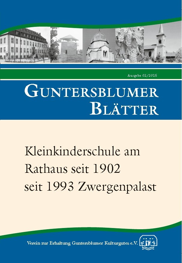 Kleinkinderschule am Rathaus seit 1902 seit 1993 Zwergenplast (Kulturverein Guntersblum CC BY-NC-SA)