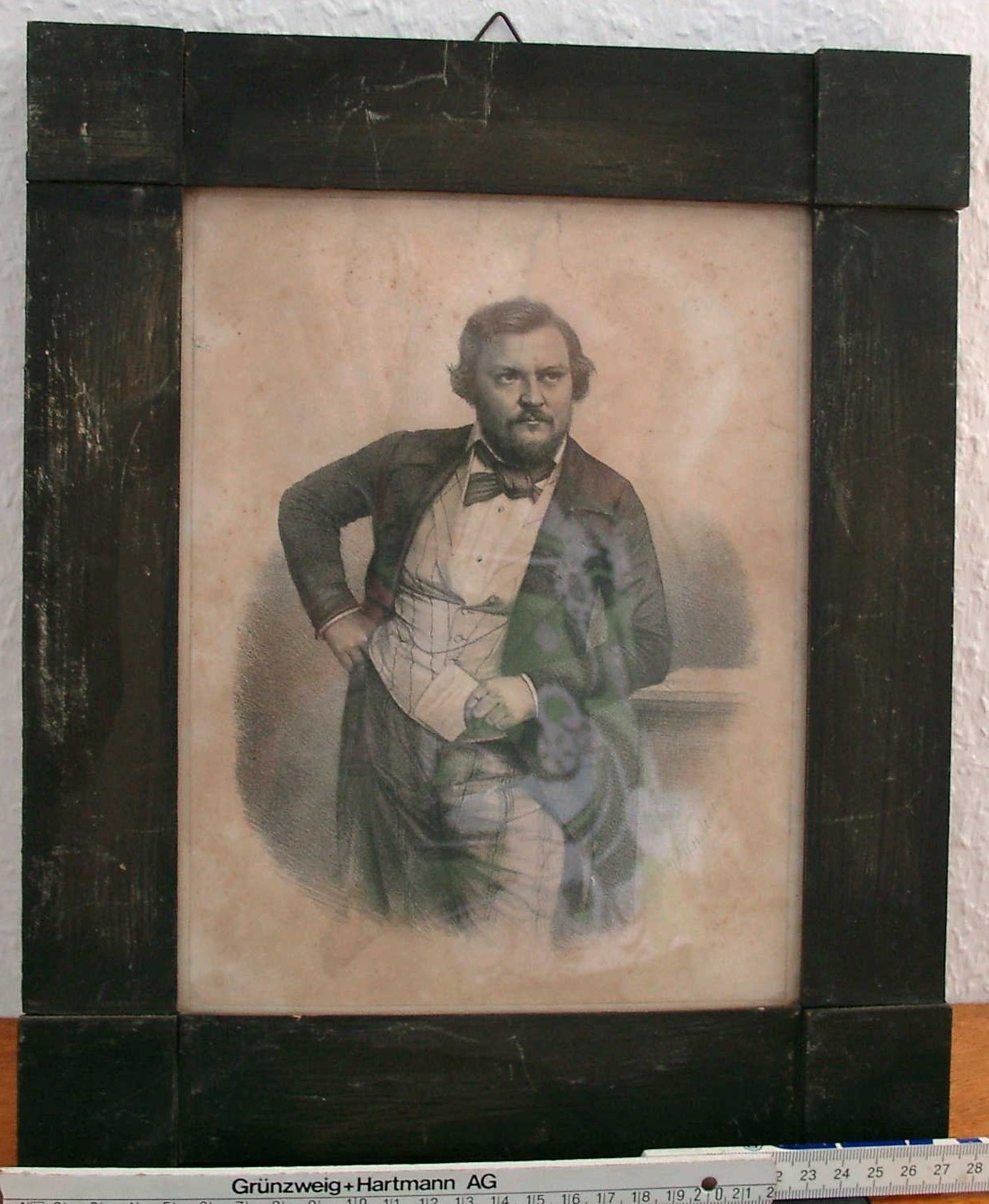 Lithografie, Bild; Porträt: " Robert Blum"; um 1850 (Stadtmuseum Bad Dürkheim, Museumsgesellschaft Bad Dürkheim e.V. CC BY-NC-SA)