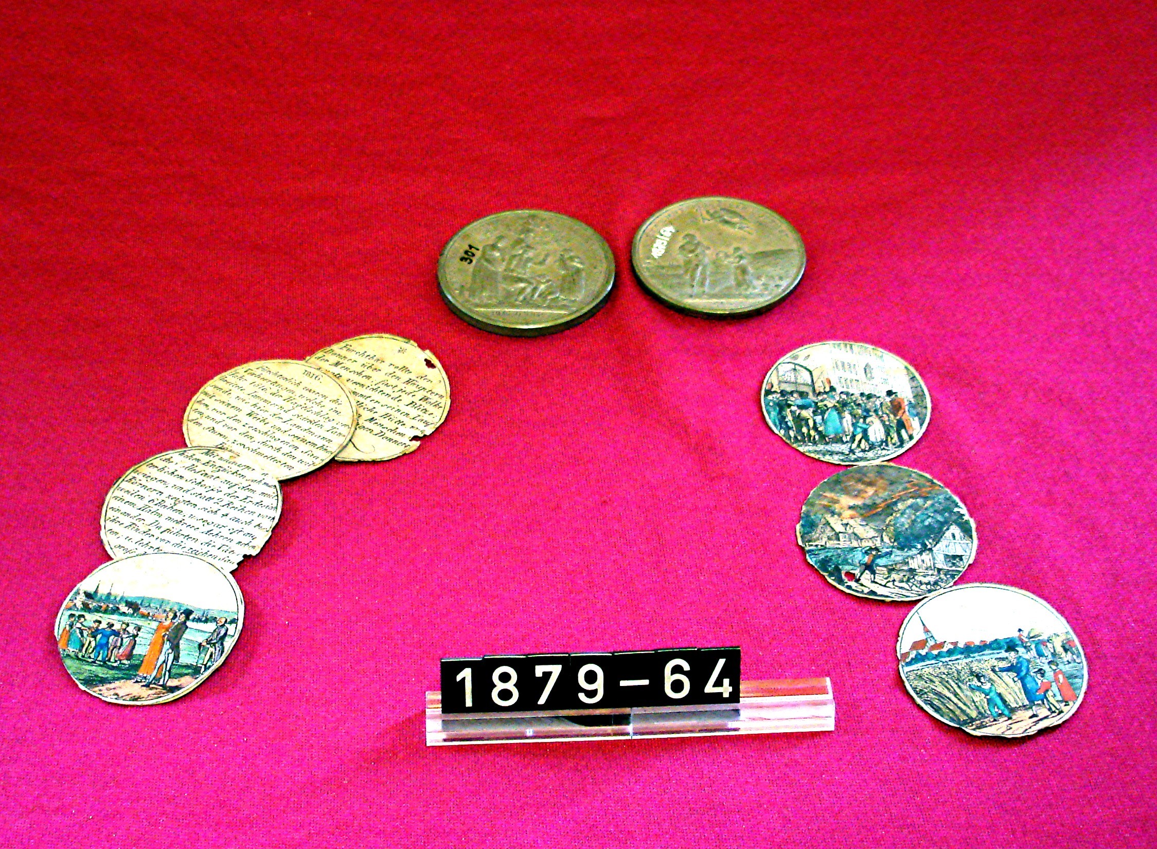 Münze; Medaillon; Erinnerungsmedaillon; Schraubtaler; um 1817 (Stadtmuseum Bad Dürkheim, Museumsgesellschaft Bad Dürkheim e.V. CC BY-NC-SA)