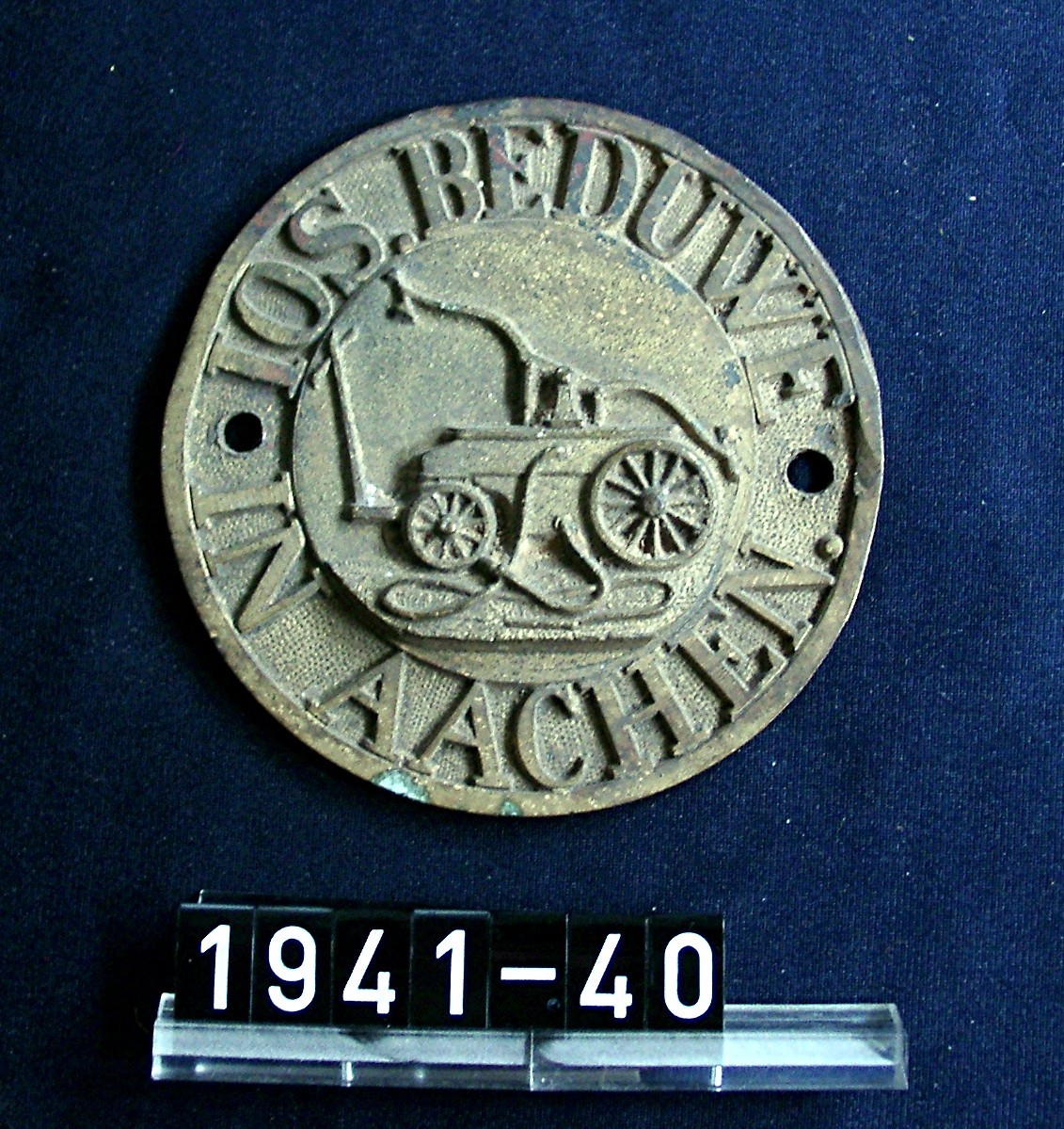 Plakette; Messingscheibe; Medallie; um 1850 (Stadtmuseum Bad Dürkheim, Museumsgesellschaft Bad Dürkheim e.V. CC BY-NC-SA)