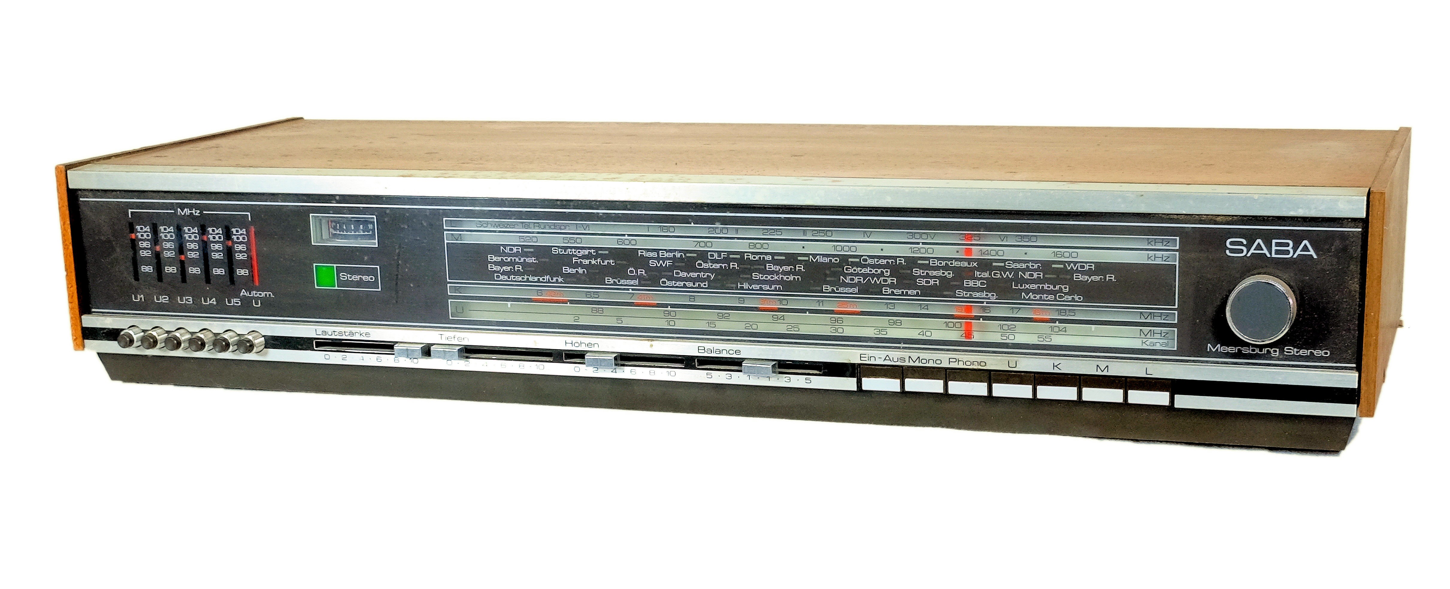 Transistorenradio  Saba Meersburg Stereo Automatic H (MEH) (Volkskunde- und Freilichtmuseum Roscheider Hof CC0)