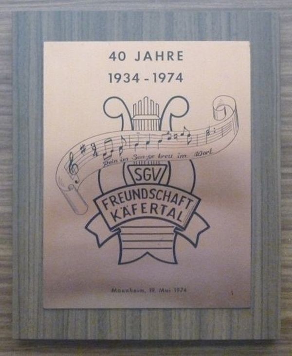 40 Jahre SGV Freundschaft Käfertal (Kulturverein Guntersblum CC BY-NC-SA)