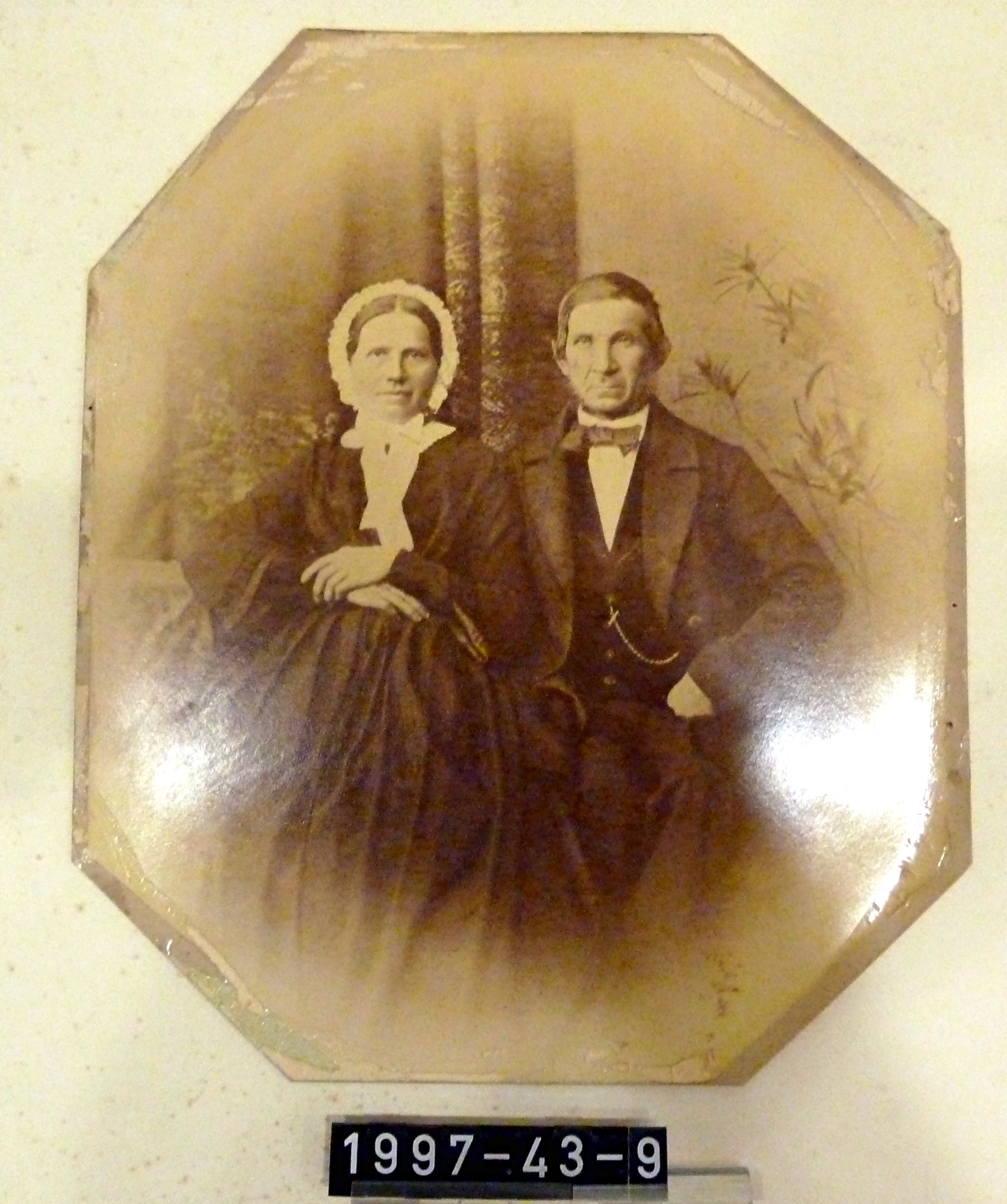 Bild; Foto, Porträtfoto: "Ehepaar Joachim", um 1840 (Stadtmuseum Bad Dürkheim, Museumsgesellschaft Bad Dürkheim e.V. CC BY-NC-SA)