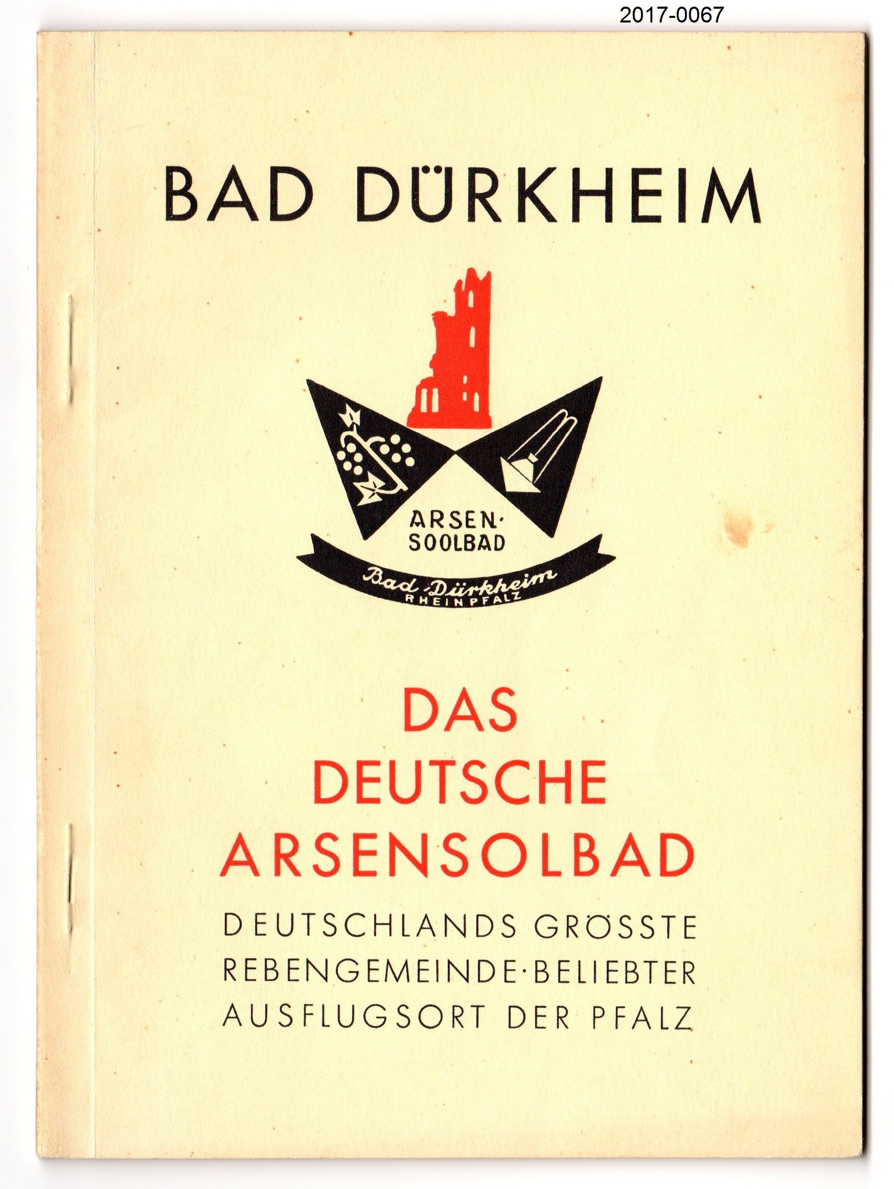 Heft "Bad Dürkheim Das deutsche Arsensolbad" (Stadtmuseum Bad Dürkheim, Museumsgesellschaft Bad Dürkheim e.V. CC BY-NC-SA)