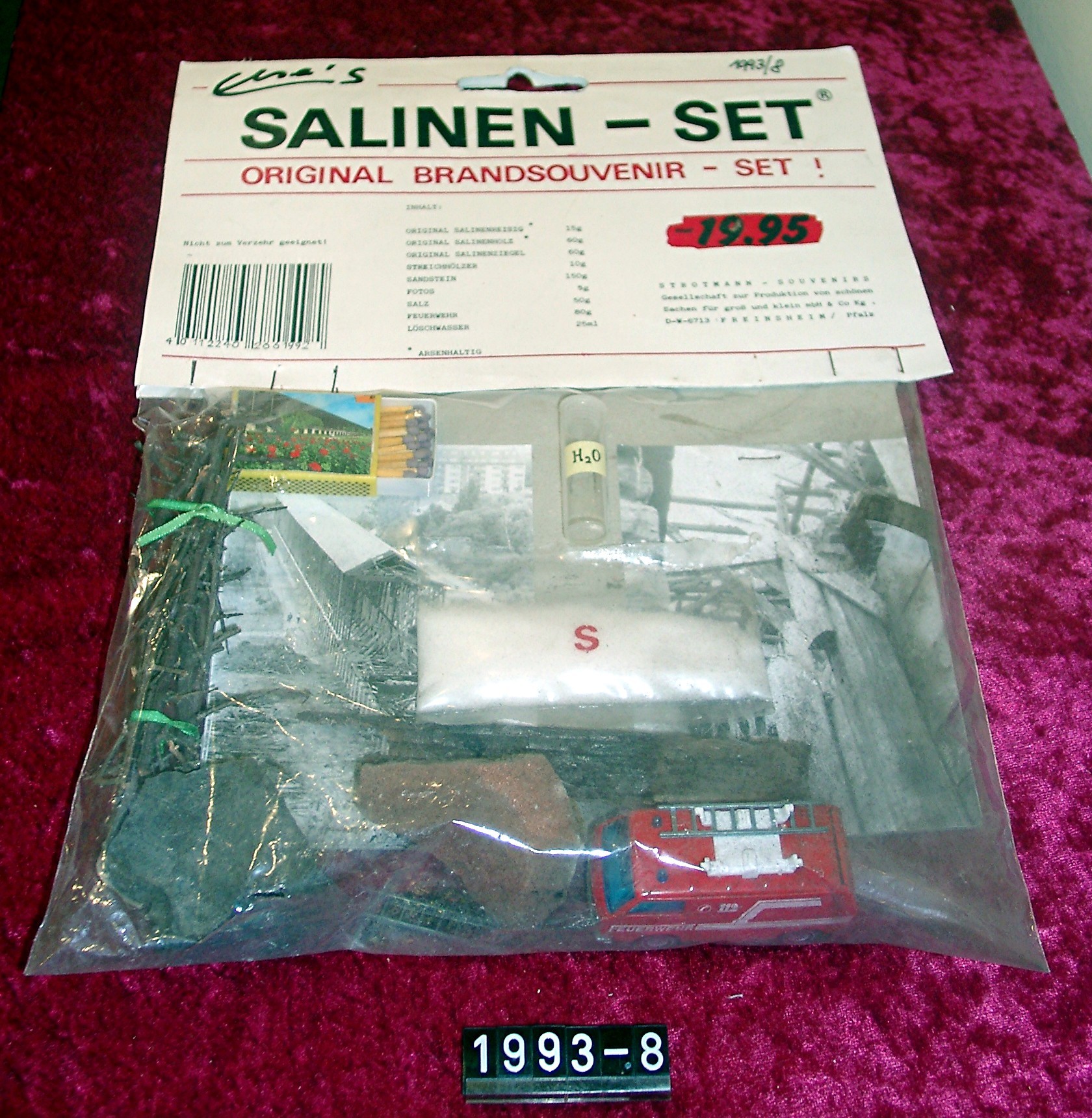 Salinen-Set; Sovenir; 20. Jh. (Stadtmuseum Bad Dürkheim, Museumsgesellschaft Bad Dürkheim e.V. CC BY-NC-SA)