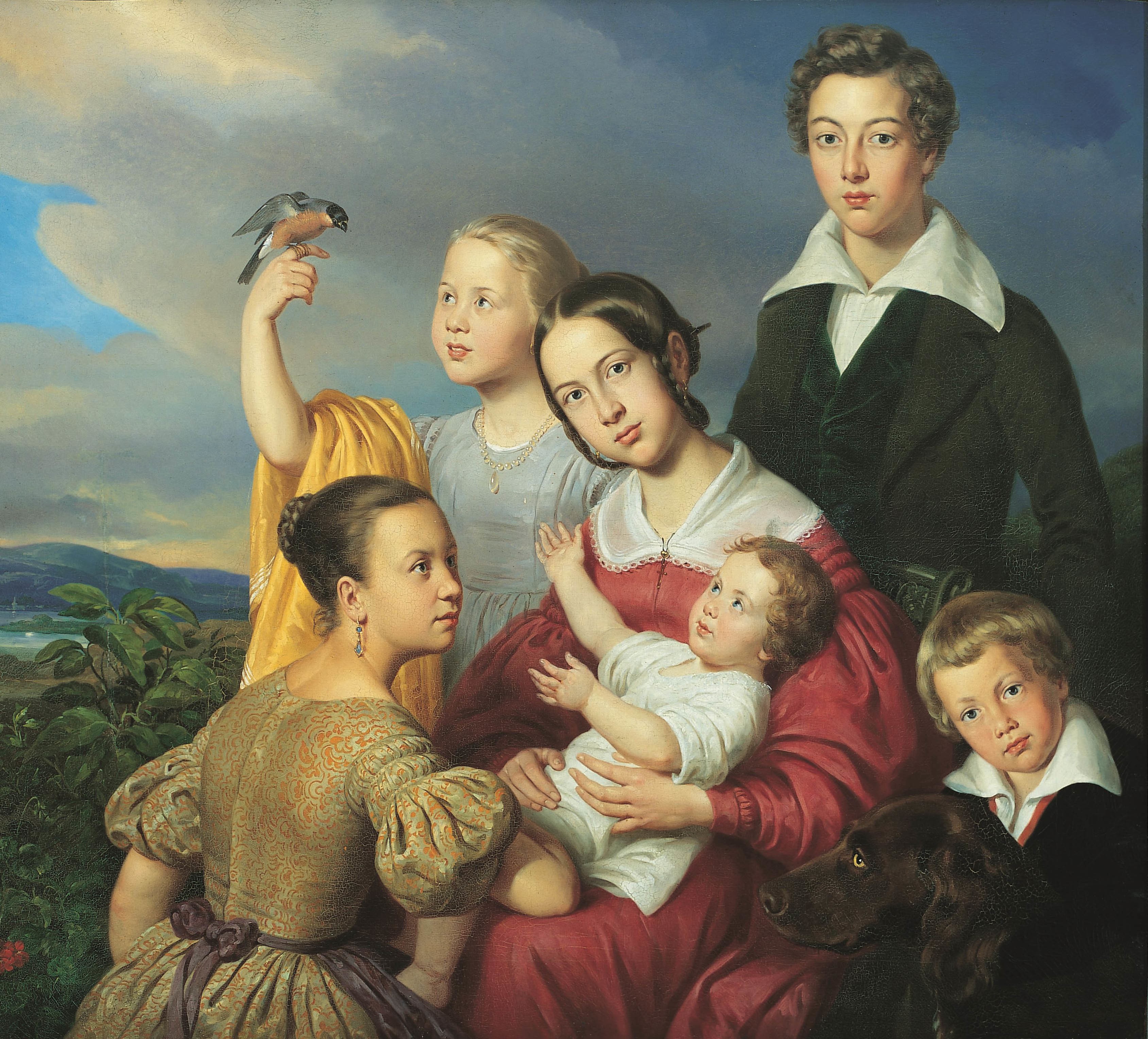 Die Kinder der Familie Kraemer aus Quint (Stadtmuseum Simeonstift Trier CC BY-NC-ND)