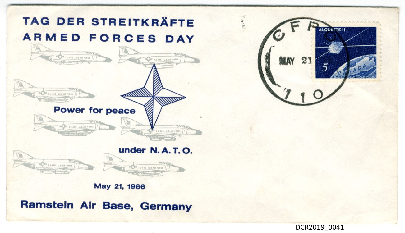 Ersttagsbrief, Tag der Streitkräfte ("dc-r" docu center ramstein CC BY-NC-SA)