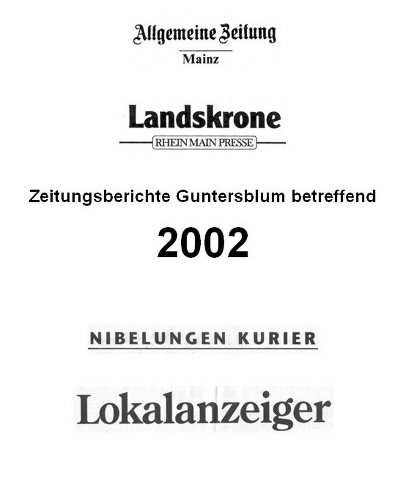 2002 Zeitungsberichte Guntersblum betreffend (Kulturverein Guntersblum CC BY-NC-SA)