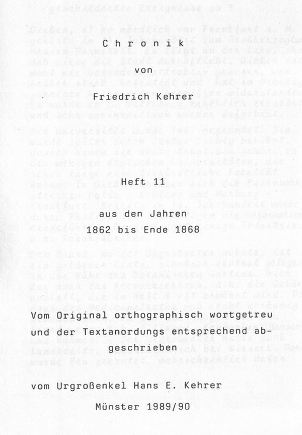 Chronik von Friedrich Kehrer Heft 11 (Kulturverein Guntersblum CC BY-NC-SA)