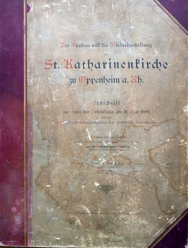 Der Ausbau und Wiederherstellung der St. Katharinenkirche zu Oppenheim a. Rh. (Kulturverein Guntersblum CC BY-NC-SA)