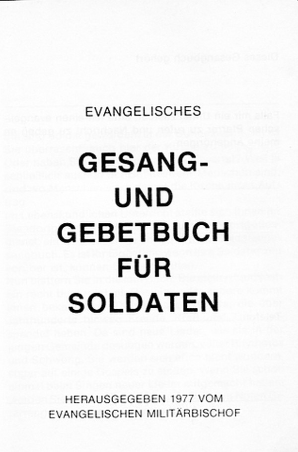 Evangelisches Gesang- und Gebetbuch für Soldaten (Kulturverein Guntersblum CC BY-NC-SA)