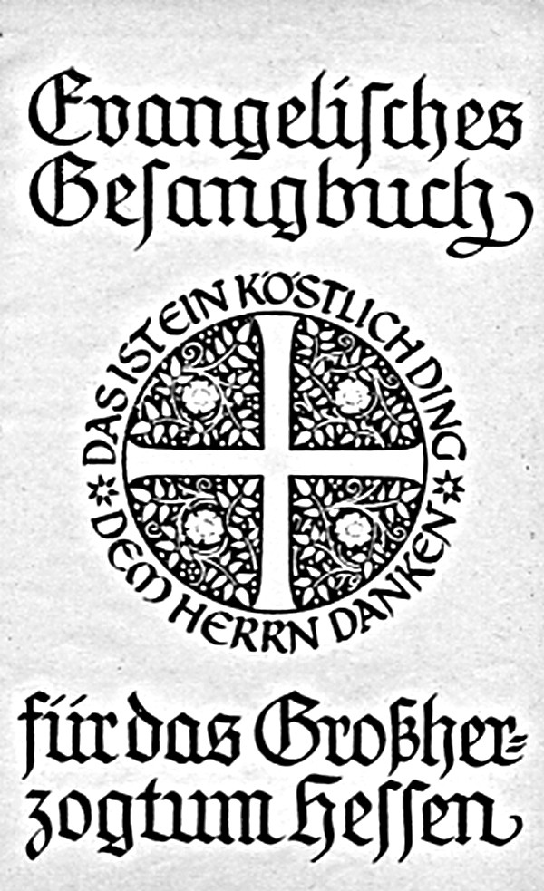 Evangelisches Gesangbuch für das Großherzogtum Hessen (Kulturverein Guntersblum CC BY-NC-SA)