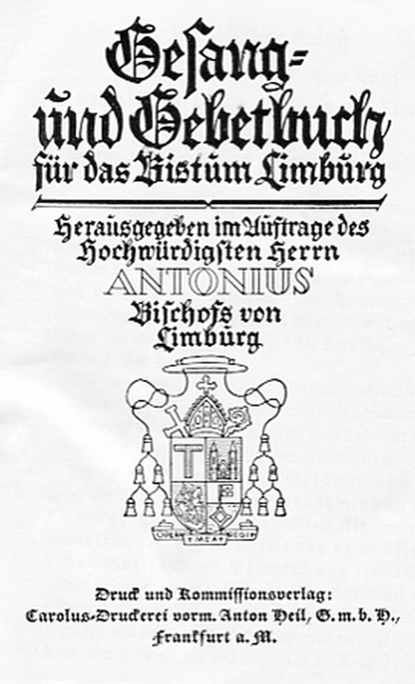 Gesang- und Gebetbuch für das Bistum Limburg (Kulturverein Guntersblum CC BY-NC-SA)