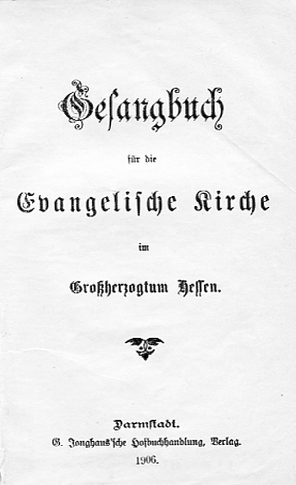 Gesangbuch für die Evangelische Kirche (Kulturverein Guntersblum CC BY-NC-SA)