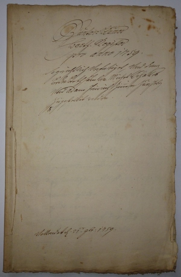 Guntersblumen Beeth-Register pro 1759 (Kulturverein Guntersblum CC BY-NC-SA)