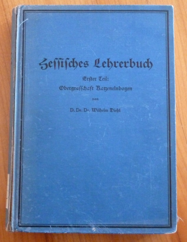 Hessisches Lehrerbuch Erster Teil: Obergrafschaft Katzenelnbogen (Kulturverein Guntersblum CC BY-NC-SA)