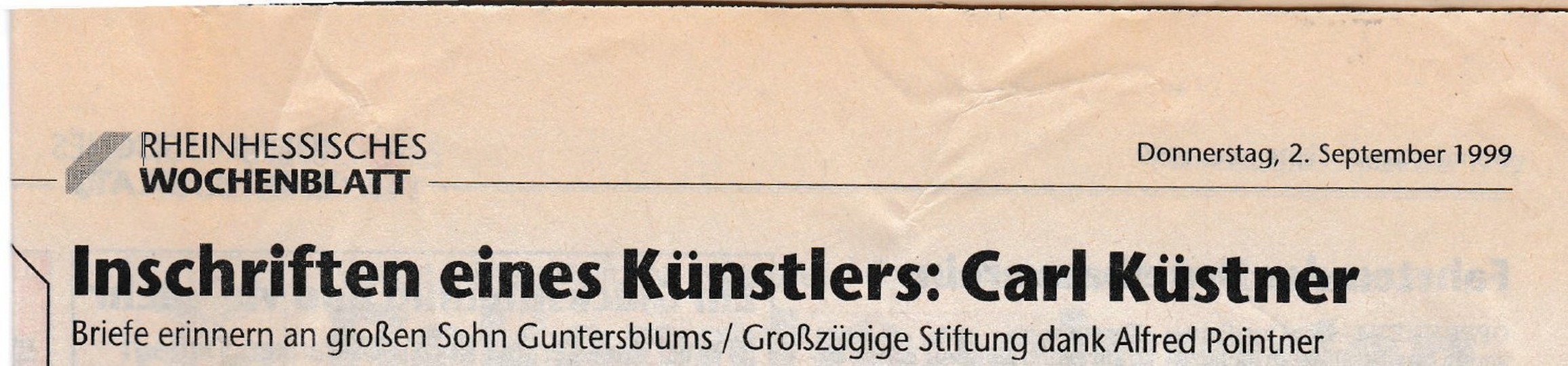 Küstner Briefe (Kulturverein Guntersblum CC BY-NC-SA)