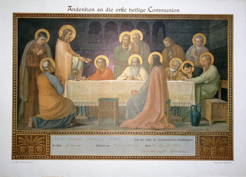 Kommunions-, heilige Messe- und Konfirmationsurkunden (Kulturverein Guntersblum CC BY-NC-SA)